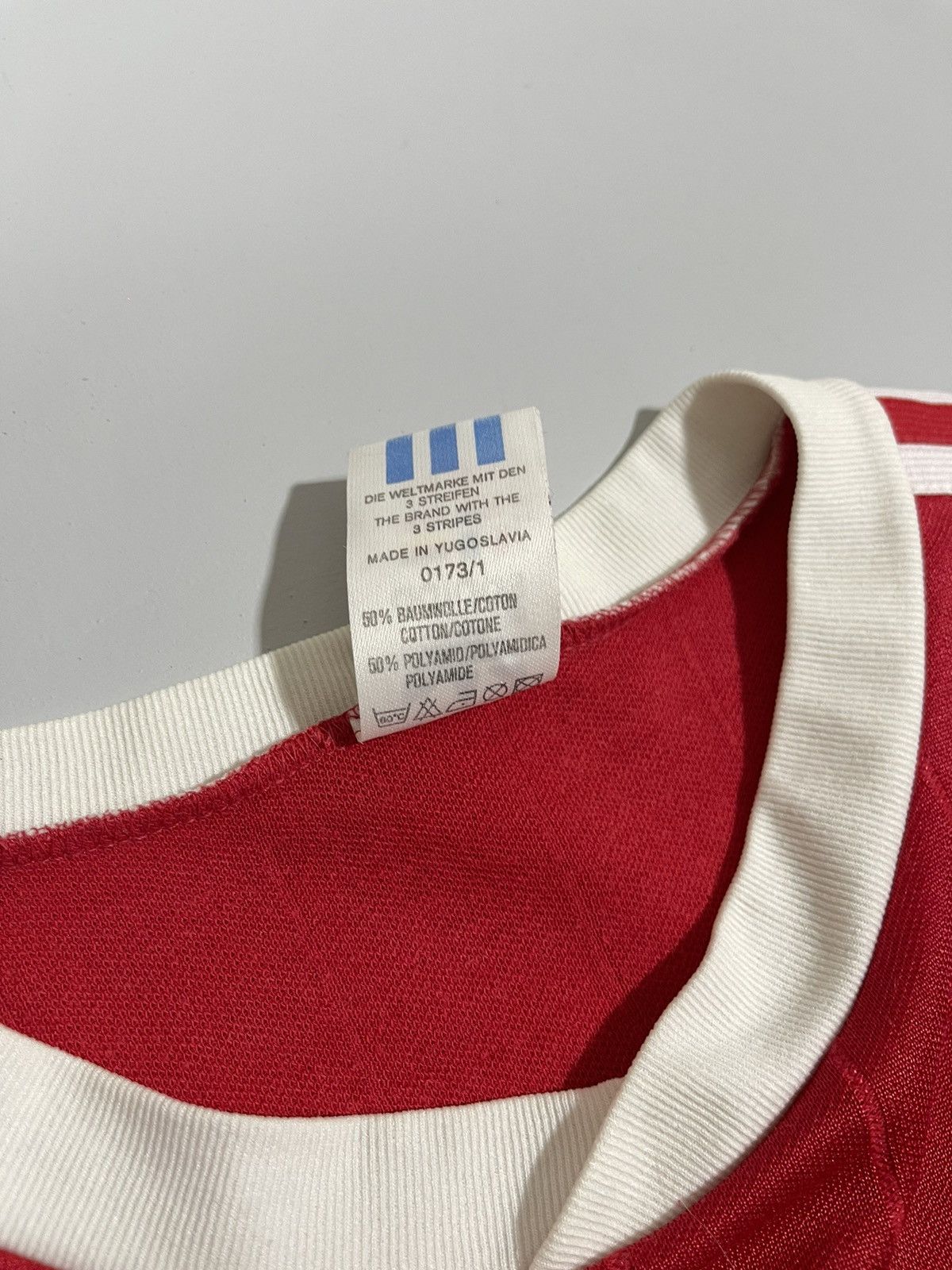 Adidas 70s/80s Adidas Retro Soccer Jersey Made in Yugoslavia #7 Size US L / EU 52-54 / 3 - 7 Thumbnail