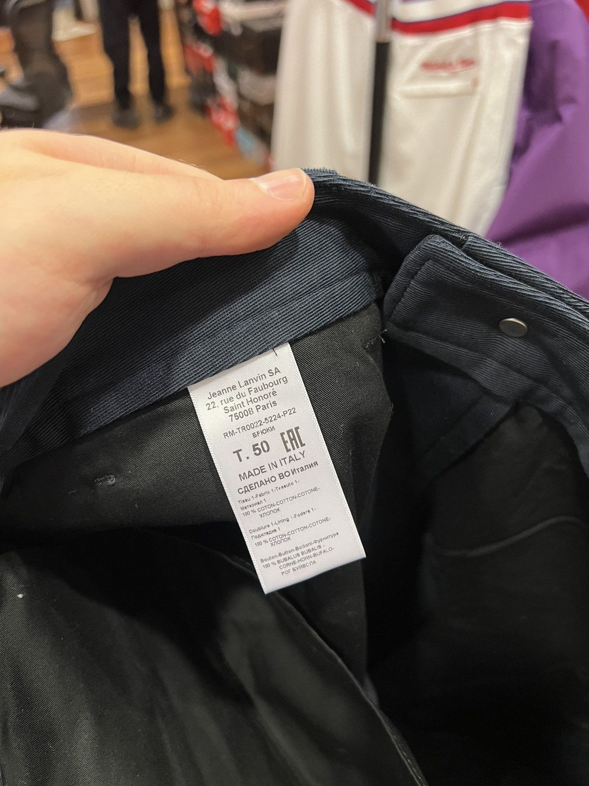 Lanvin Lanvin Cargo Pants Navy Size US 34 / EU 50 - 5 Thumbnail