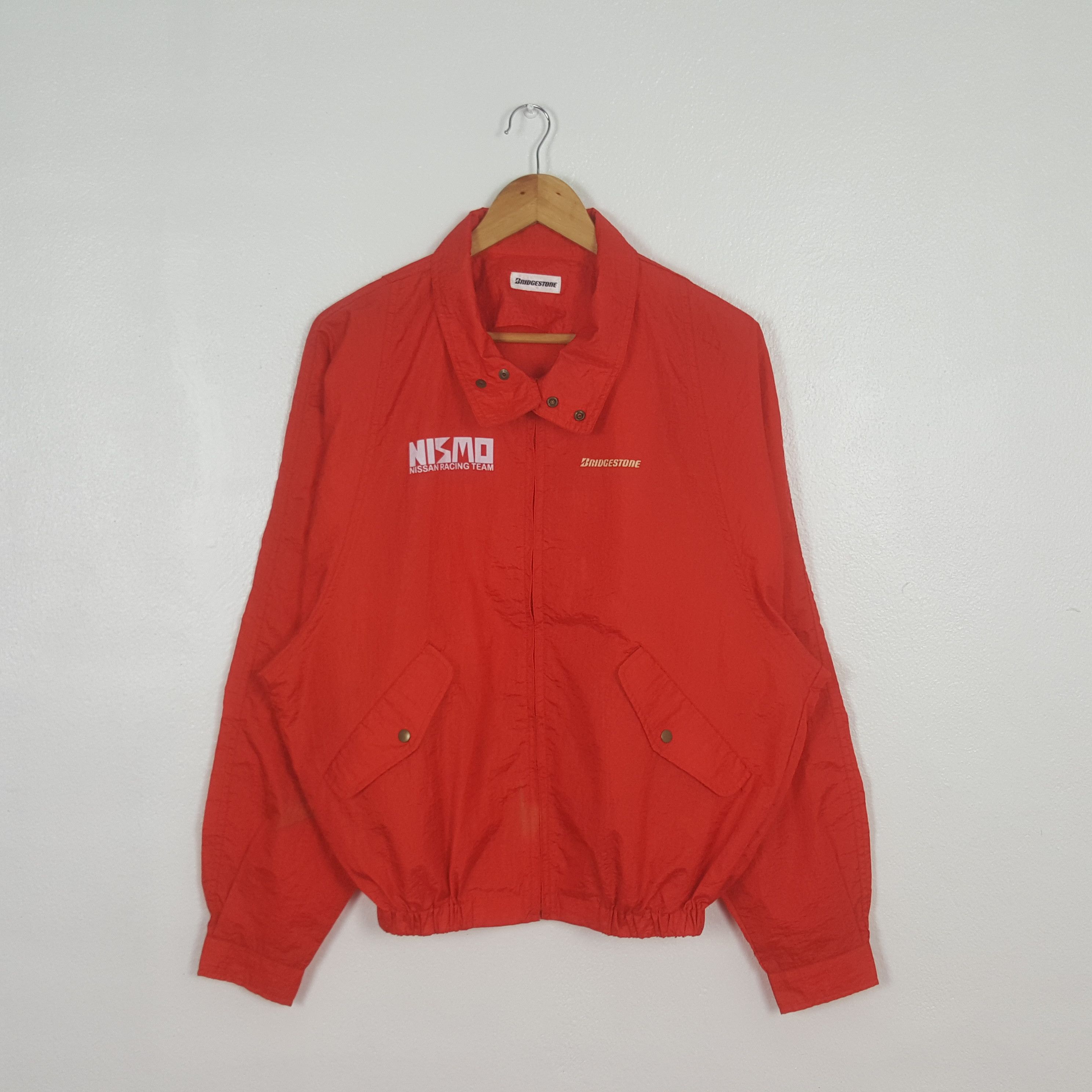 Nissan Vintage Bridgestone X Nismo Racing Custom Jacket C308N25 Size US L / EU 52-54 / 3 - 3 Thumbnail
