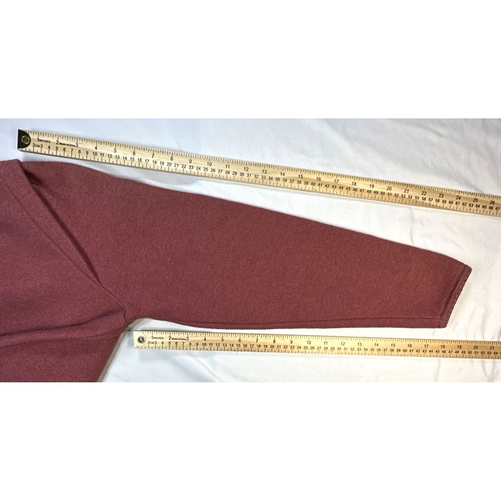 Vintage VINTAGE Geiger Women's Sweater Cardigan 40 Pink Purple 100% Wool Long Sleeve Round Neck Embroidery Buttons Cardigan Wool Regular Fit Size 40 Womens Size S / US 4 / IT 40 - 3 Thumbnail