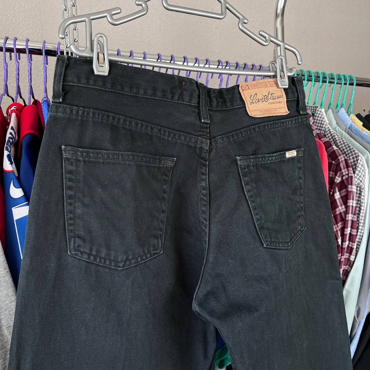 Levi's × Vintage Vintage Levi Strauss Signature Levis Black Denim Jeans Size US 32 / EU 48 - 2 Thumbnail