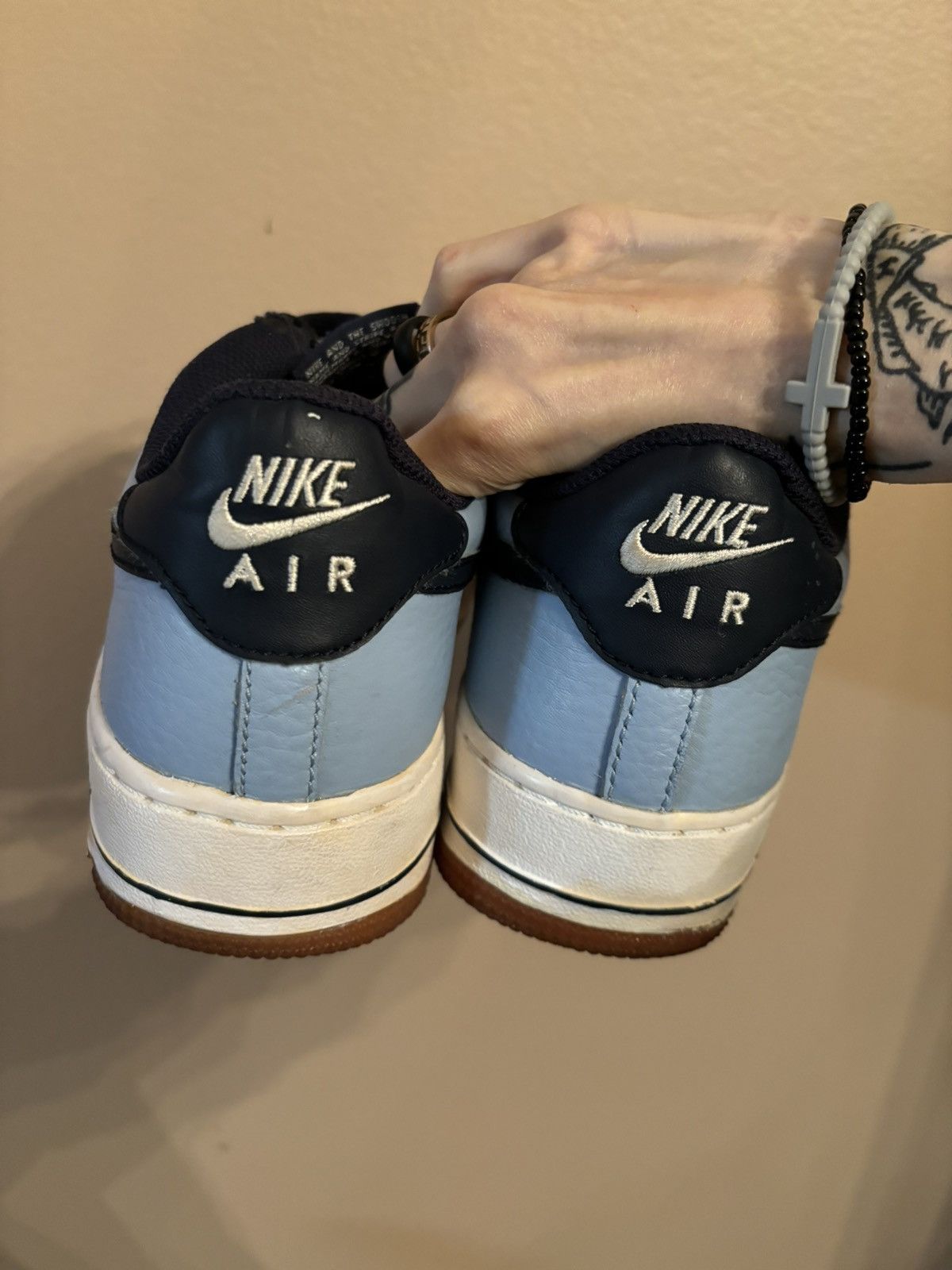 Nike × Vintage Air Force 1 Premium GS ‘Light Blue’ Size US 7 / EU 40 - 4 Thumbnail