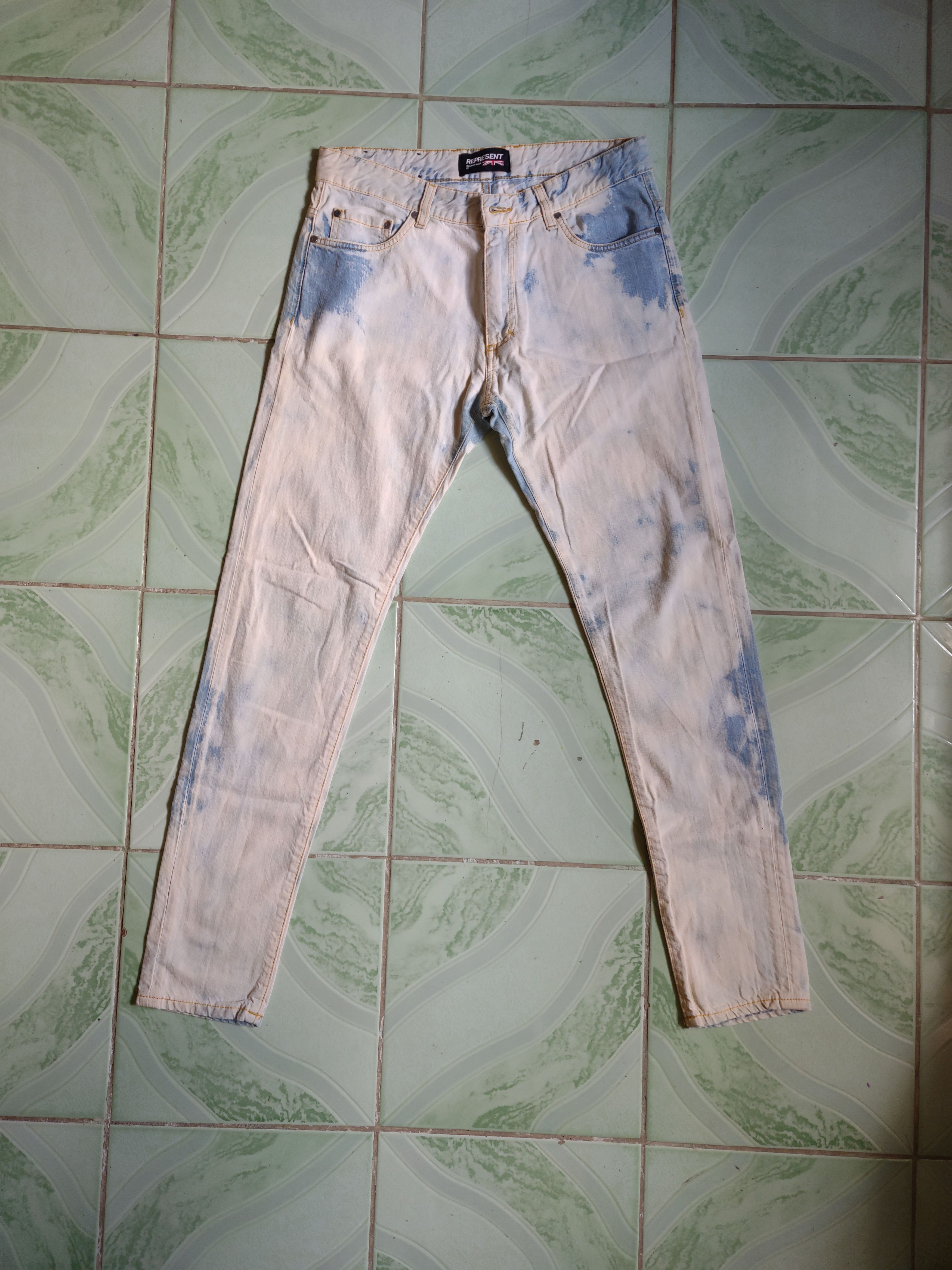 Represent Clo. REPRESENT ACID WASH JEANS | Grailed