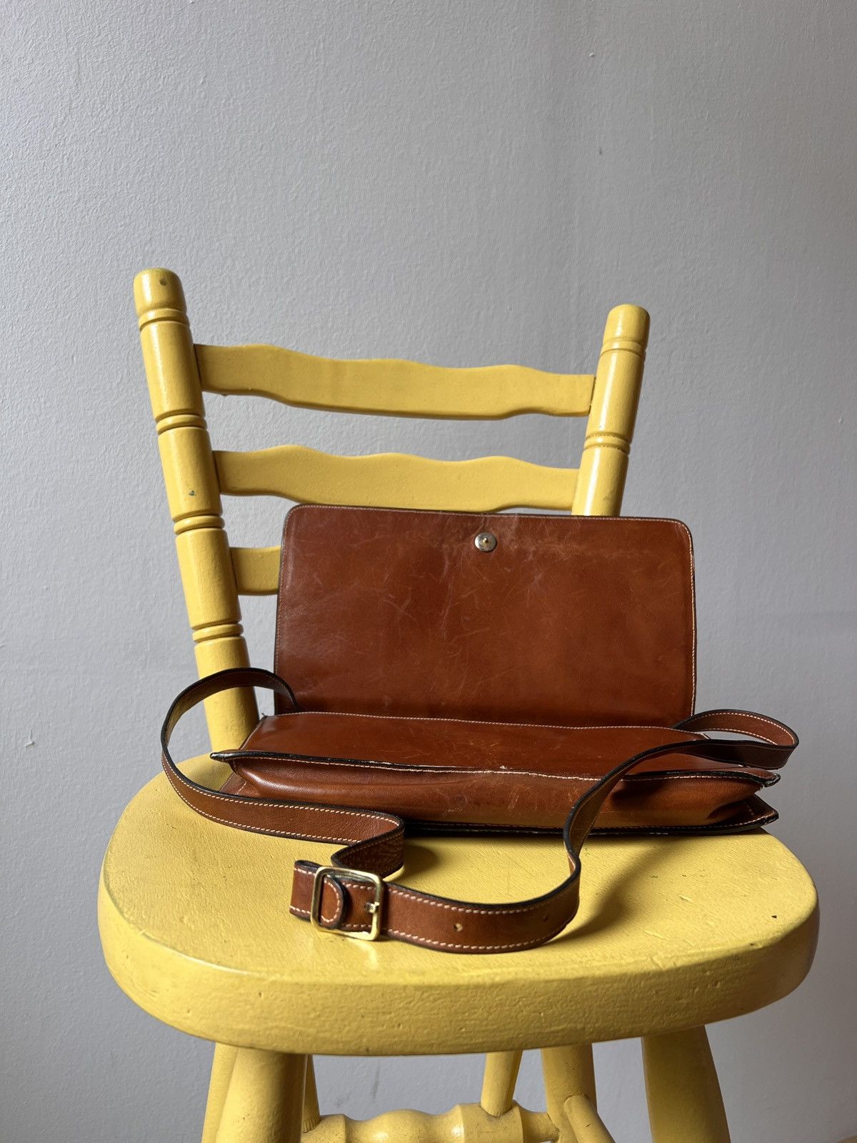 Bally Vintage Bally Brown Leather Shoulder Bag Size ONE SIZE - 4 Thumbnail