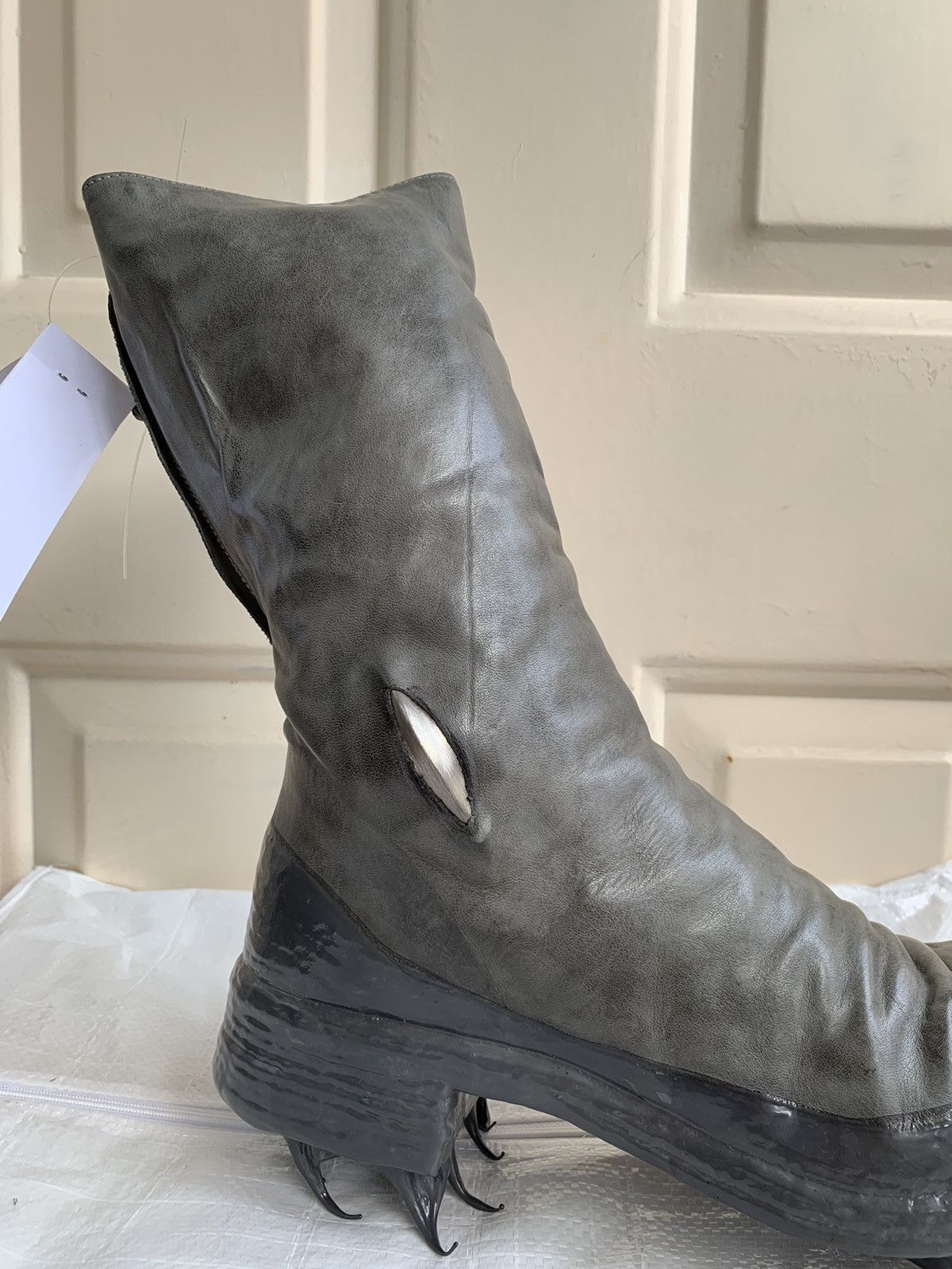Carol Christian Poell CCP Object-dyed One Piece Drip Prosthetic Boots Size US 11.5 / EU 44-45 - 7 Thumbnail