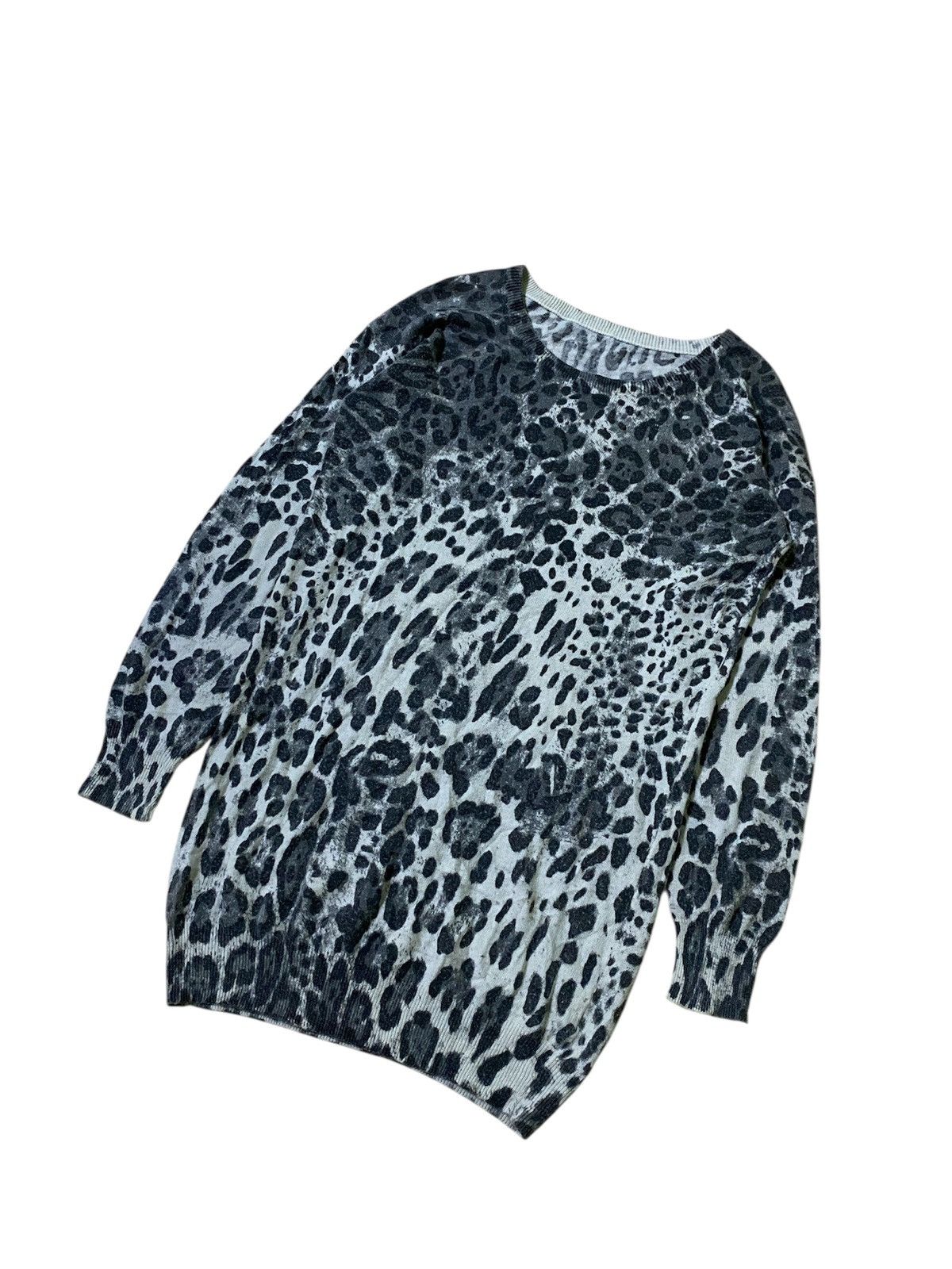 Le Grande Bleu (L.G.B.) KNITWEAR LEOPARD SKIN STYLE Size US L / EU 52-54 / 3 - 3 Thumbnail
