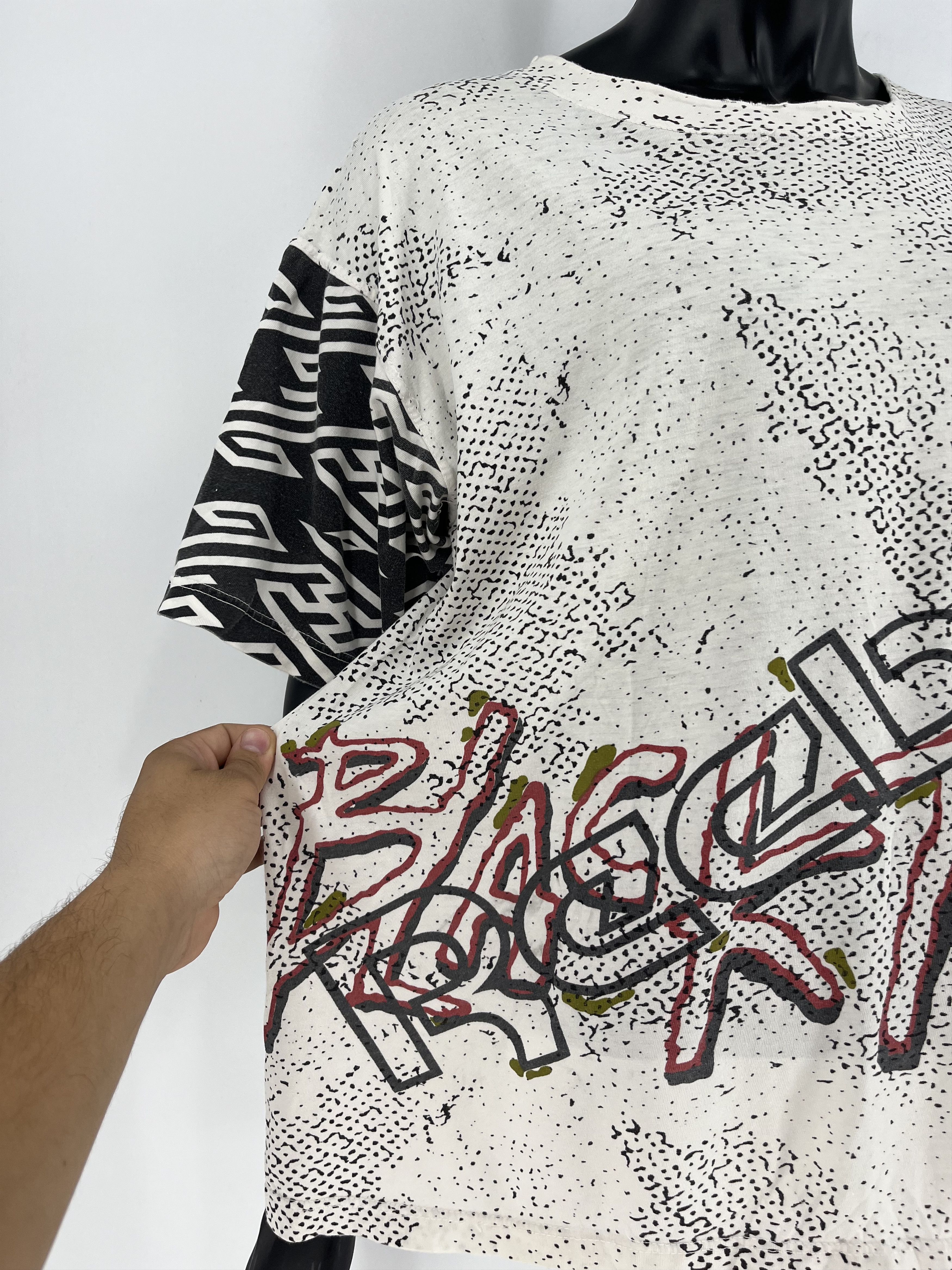 Reebok REEBOK BlackTop Vintage T-Shirt Big Logo Tee Basketball 90s Size US XL / EU 56 / 4 - 6 Thumbnail