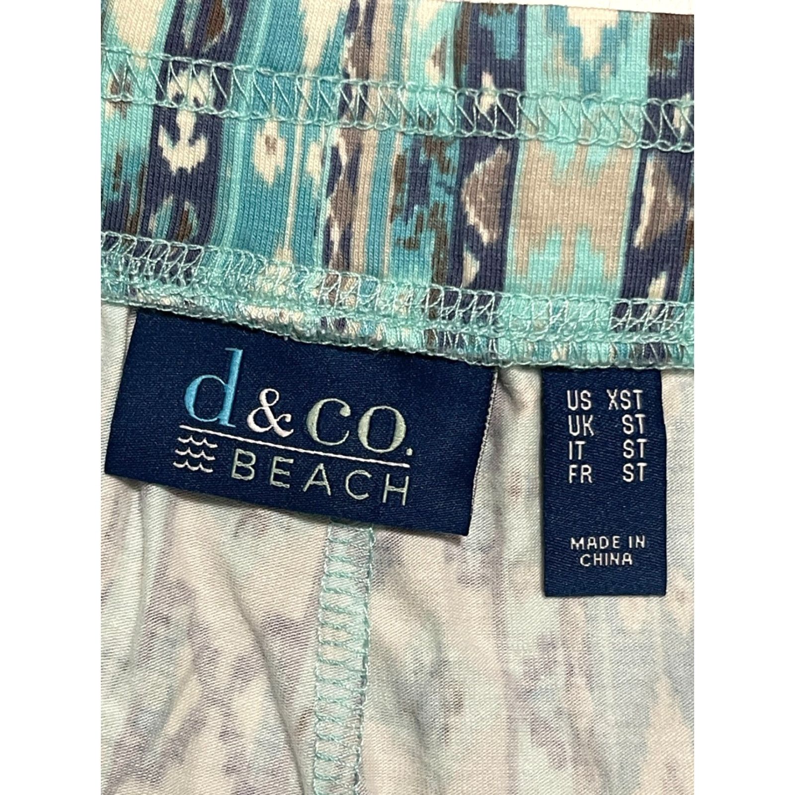Vintage D&Co. Pants Women's XS Tall Blue Ankle Aztec Western Size 26" / US 2 / IT 38 - 6 Thumbnail