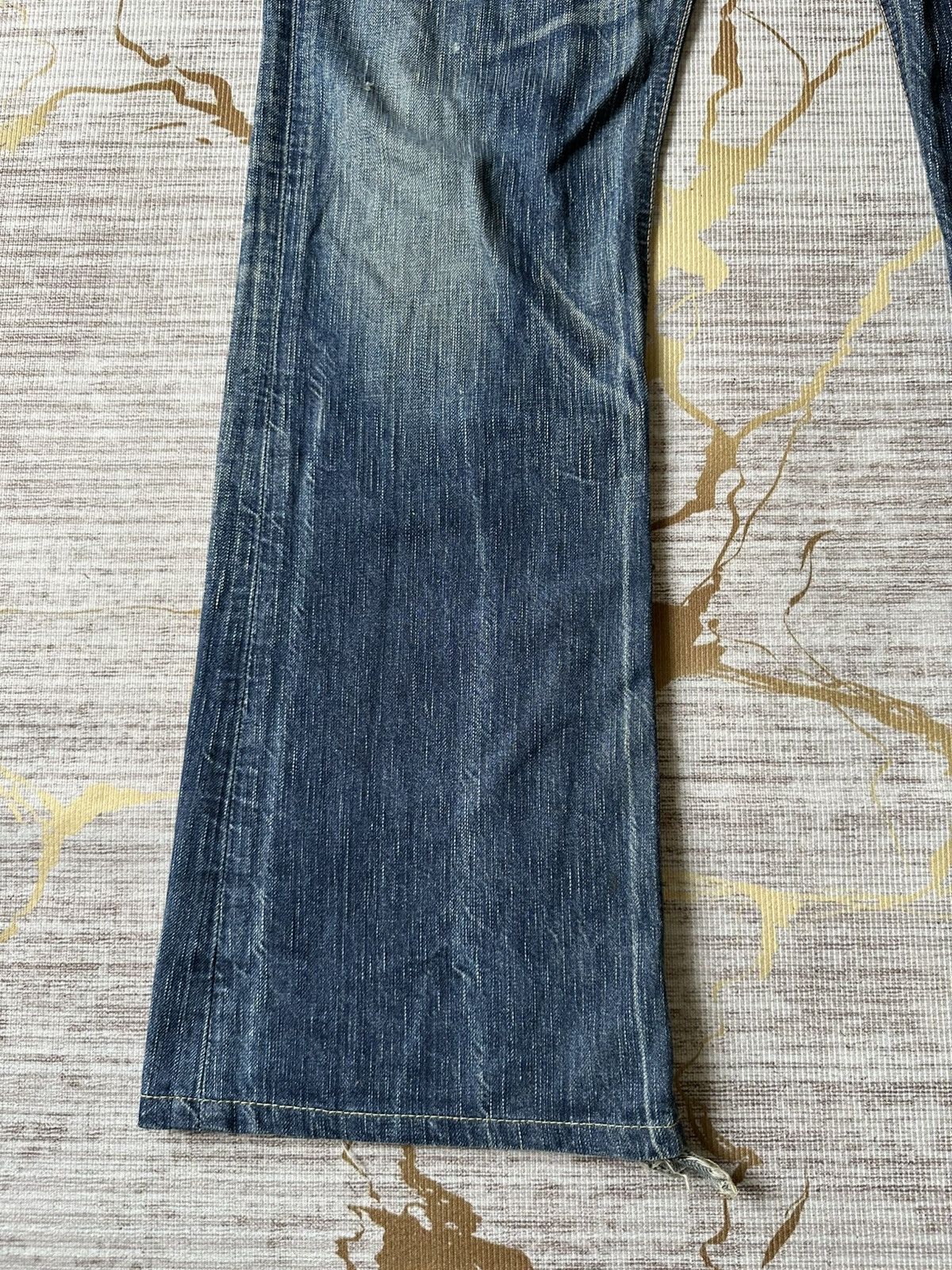 Japanese Brand FLARE Edwin 503 Claw Marks Design Denim Size US 32 / EU 48 - 6 Thumbnail