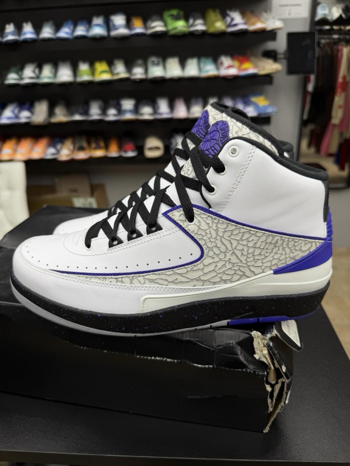 Jordan Brand Jordan 2 Retro Dark Concord (385475-153) Authentic Brand New Size US 10 / EU 43 - 5 Thumbnail