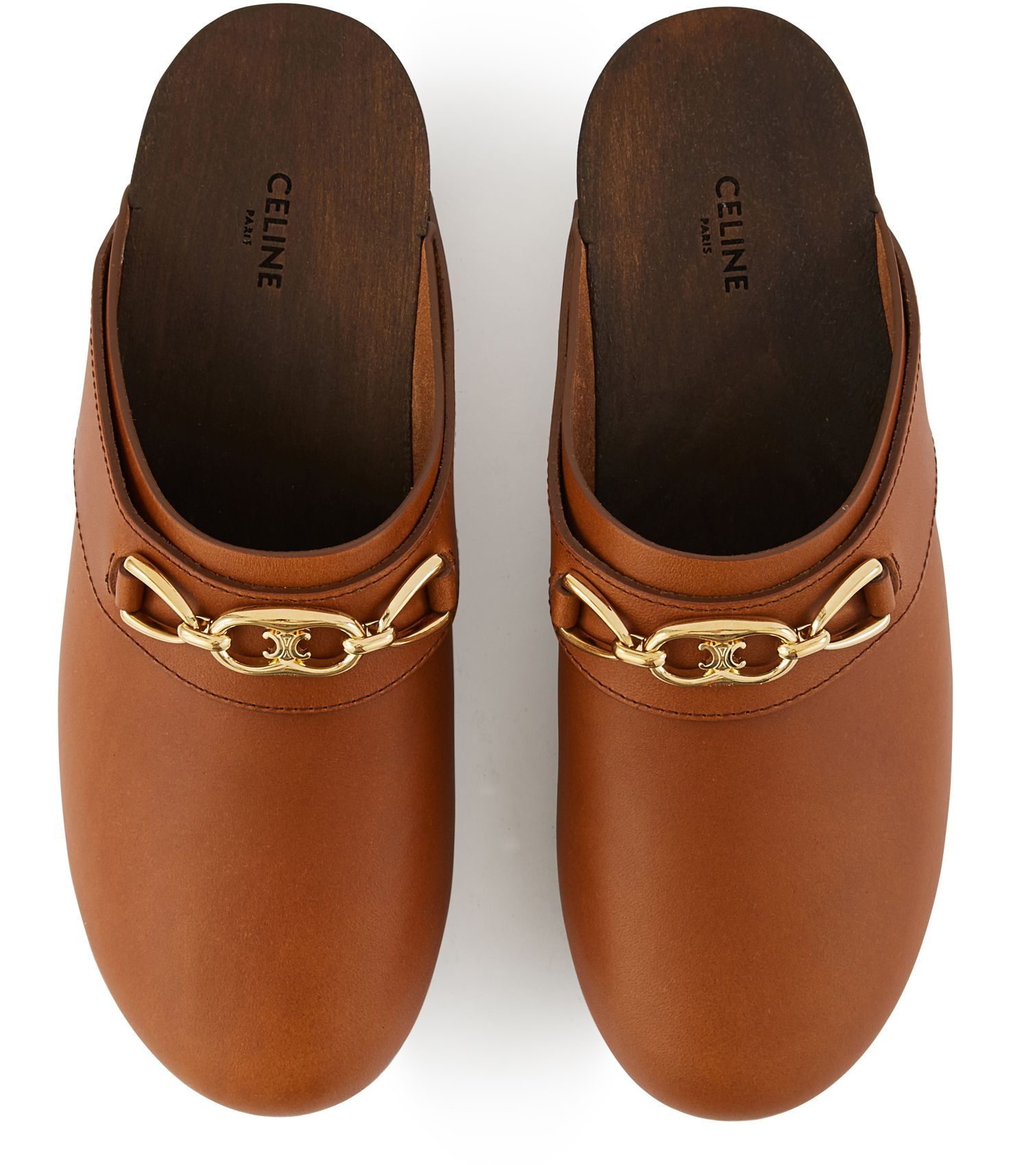 Celine o1bcso1str0225 336623363 Mules in Brown Size US 8 / IT 38 - 4 Thumbnail