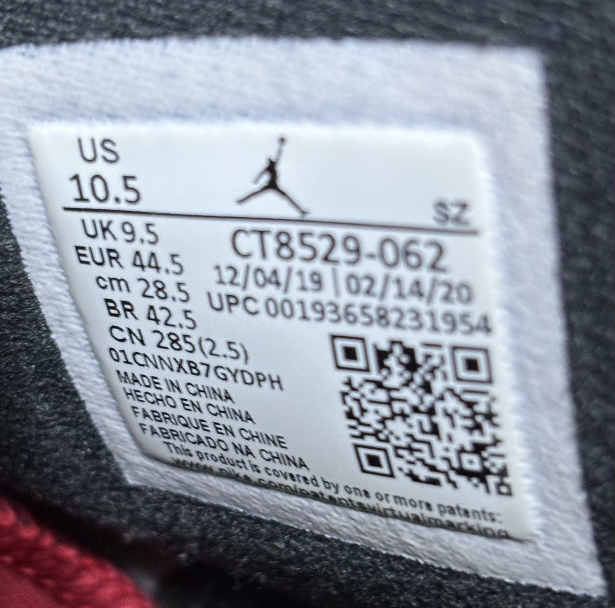 Jordan Brand Jordan 6 Retro Hare 2020 Size 10.5 Size US 10.5 / EU 43-44 - 6 Thumbnail