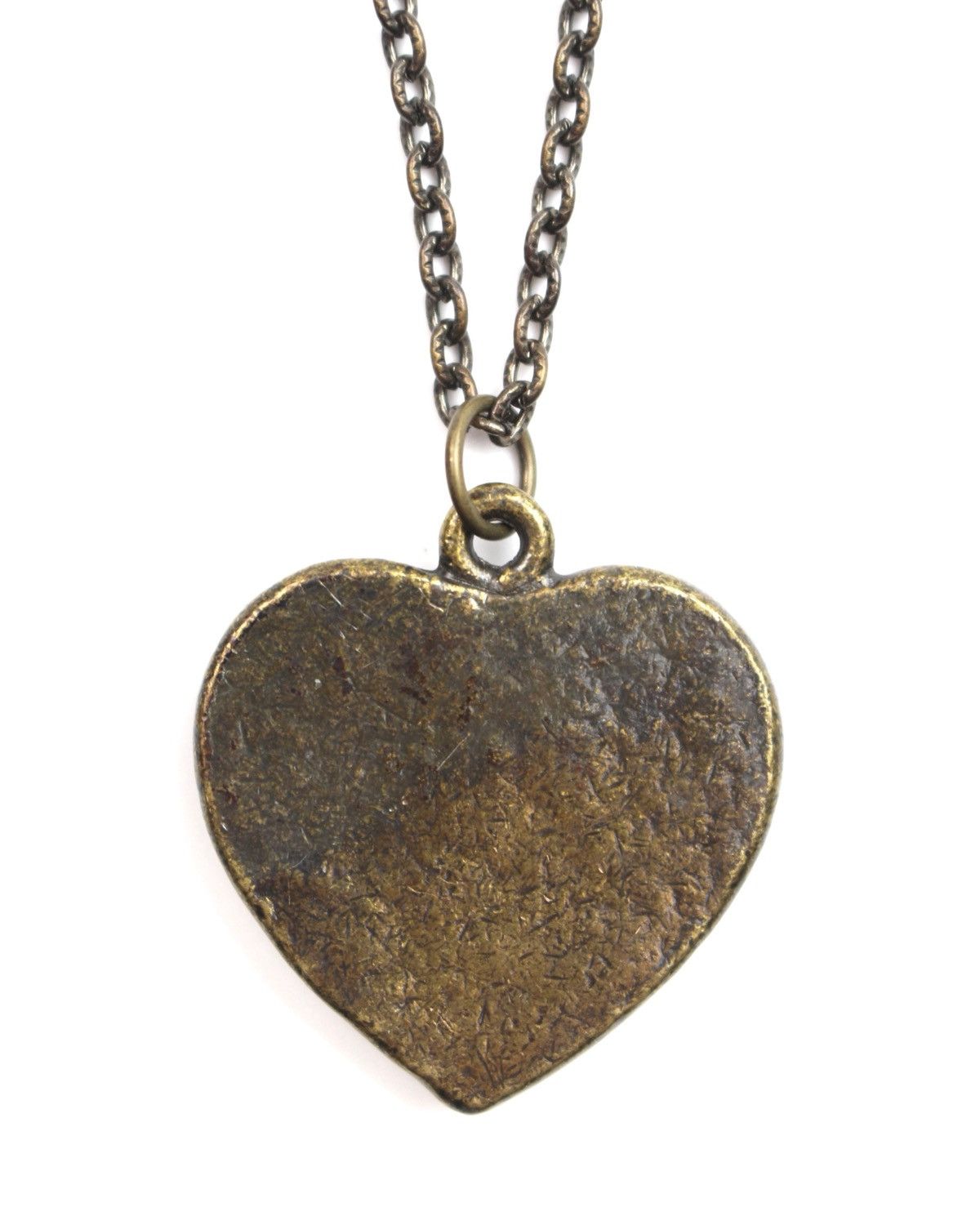 Hysteric Glamour 2000S JAPANESE MADE ROSE HEART PATINA BRASS NECKLACE Size ONE SIZE - 4 Thumbnail