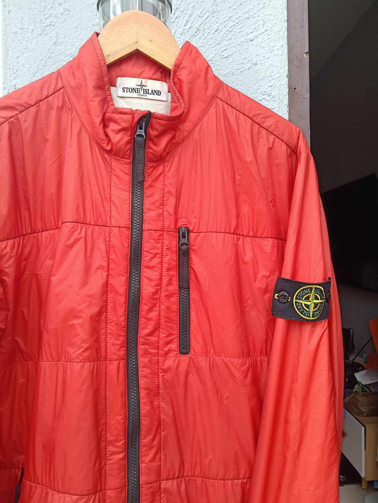Stone Island Stone Island Red Micro Ripstop Quilted Jacket XL Size US L / EU 52-54 / 3 - 1 Thumbnail