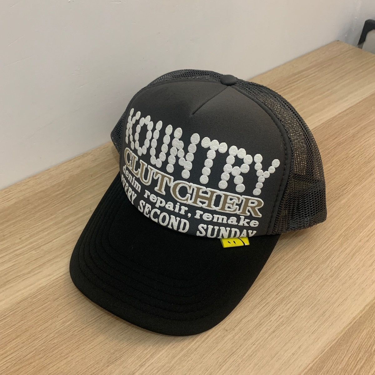 KAPITAL KOUNTRY PEARL CLUTCHER グレー 黒 kapital kountry pearl clutcher truck cap hat trucker gray