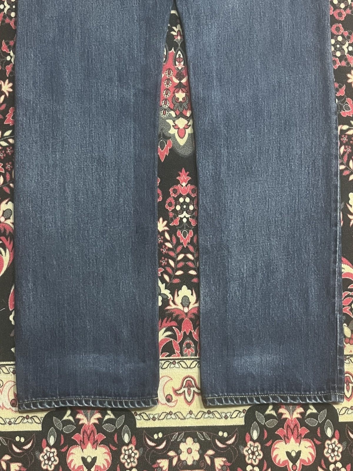 Undercover × Uniqlo Vintage Uniqlo Ocean Blue Washed Regular Selvedge Jeans Size US 30 / EU 46 - 9 Thumbnail