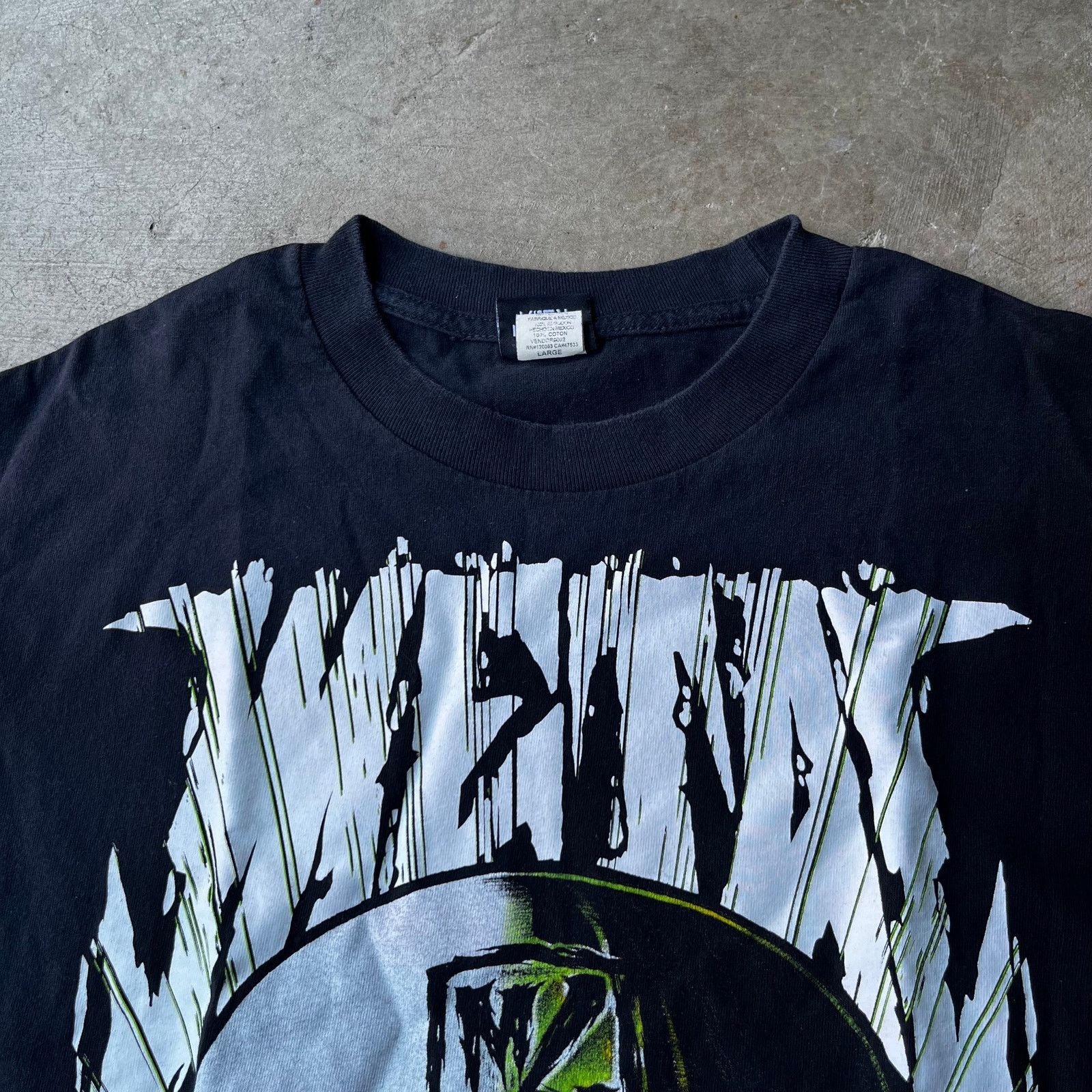Vintage Vtg Metal Mulisha Shirt Mens Large Black Skull Helmet Size US L / EU 52-54 / 3 - 3 Thumbnail
