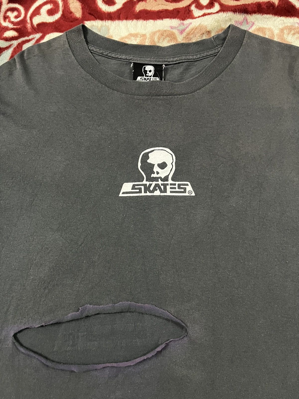 Vintage Vintage Skates Skull Long Sleeve Size US XL / EU 56 / 4 - 3 Thumbnail