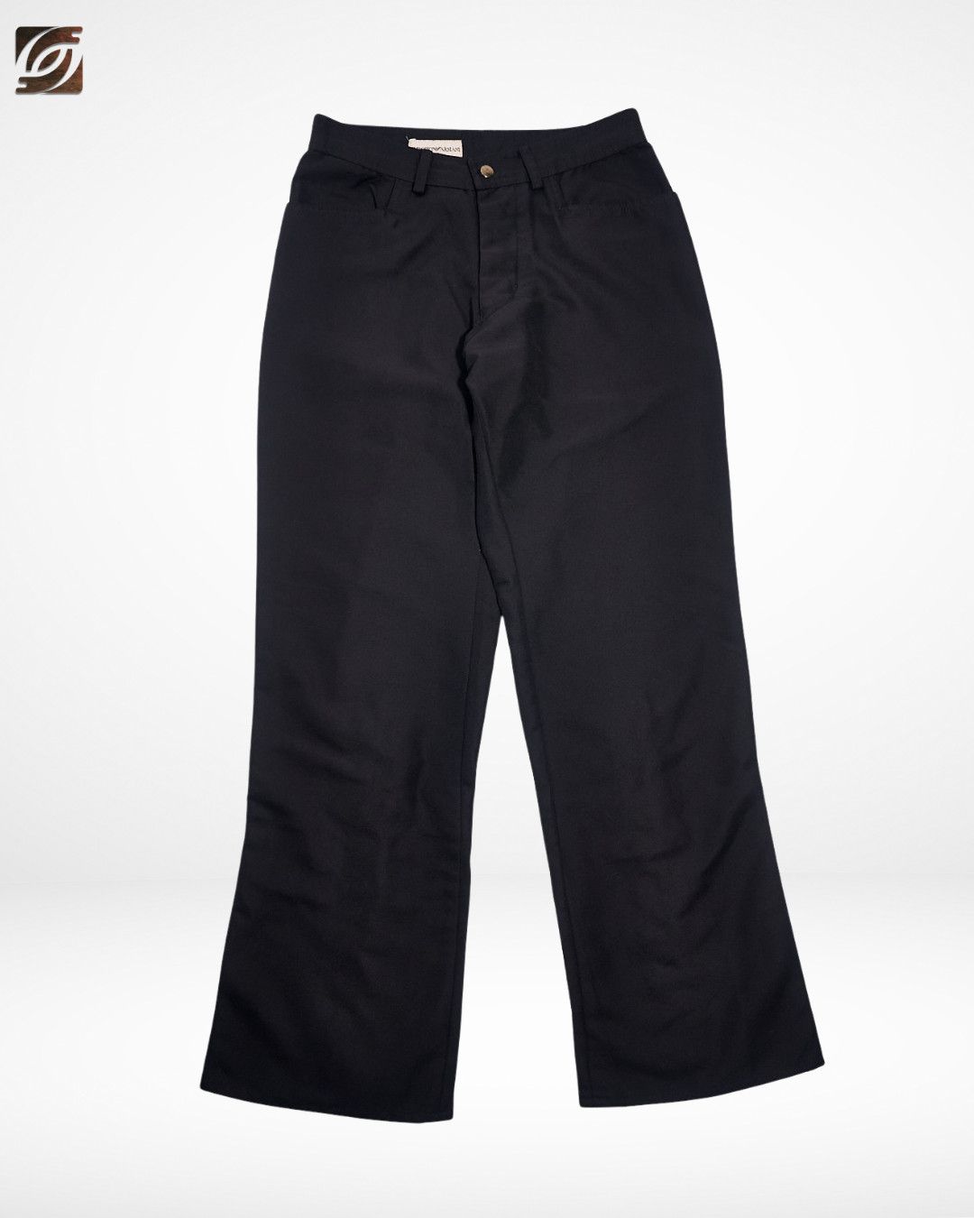 Emporio Armani 1990s Corset Bondage Nylon Pants Size 28" / US 6 / IT 42 - 2 Thumbnail