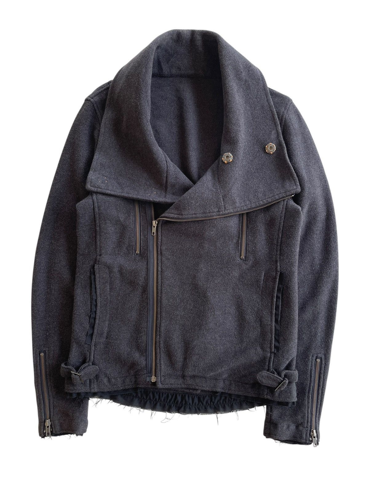 Japanese Brand JPEGG Melton Riders Jacket Size US S / EU 44-46 / 1 - 2 Thumbnail