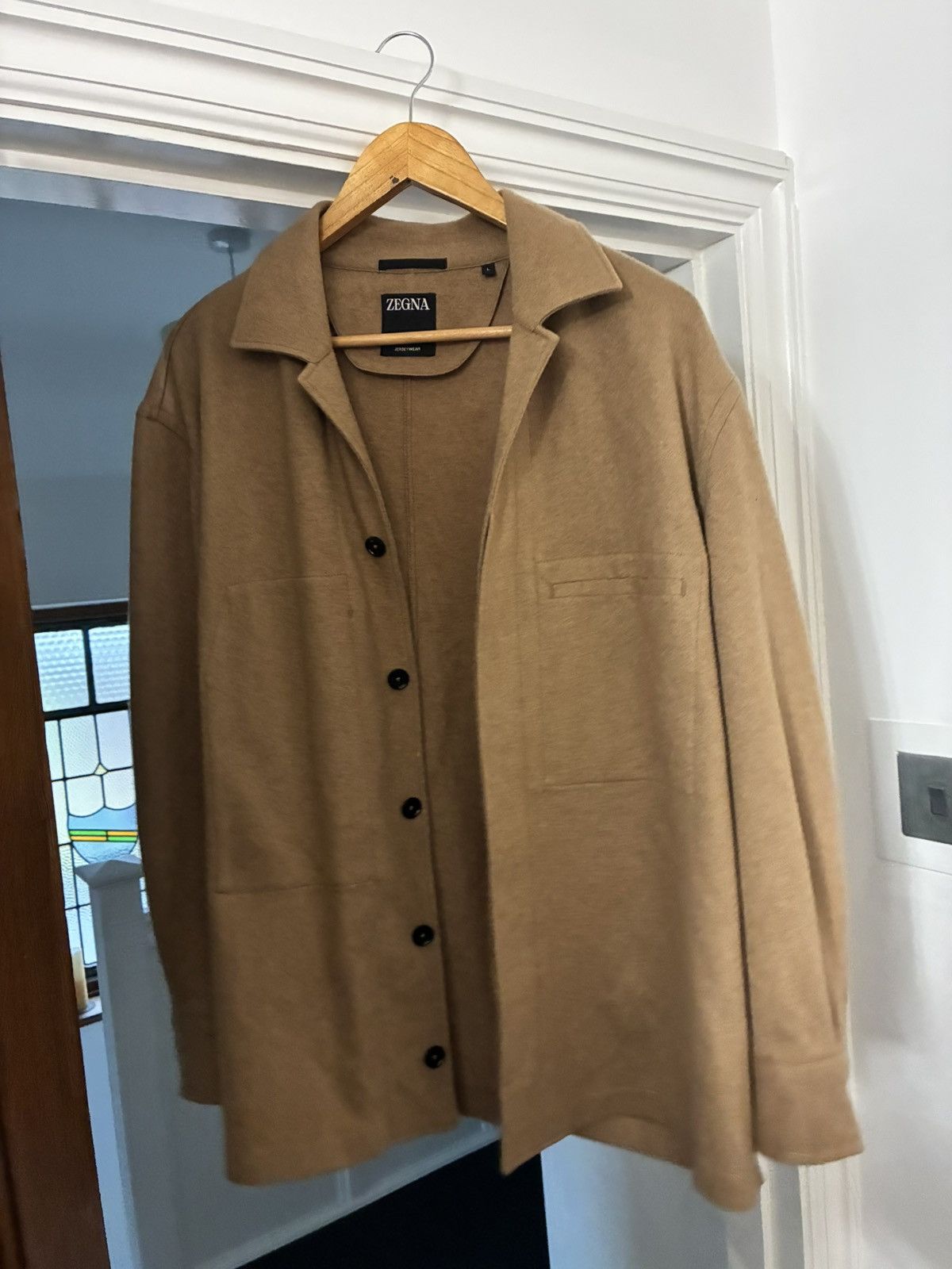 Ermenegildo Zegna Zegna cashmere overshirt jersey size medium/large Size US M / EU 48-50 / 2 - 1 Thumbnail