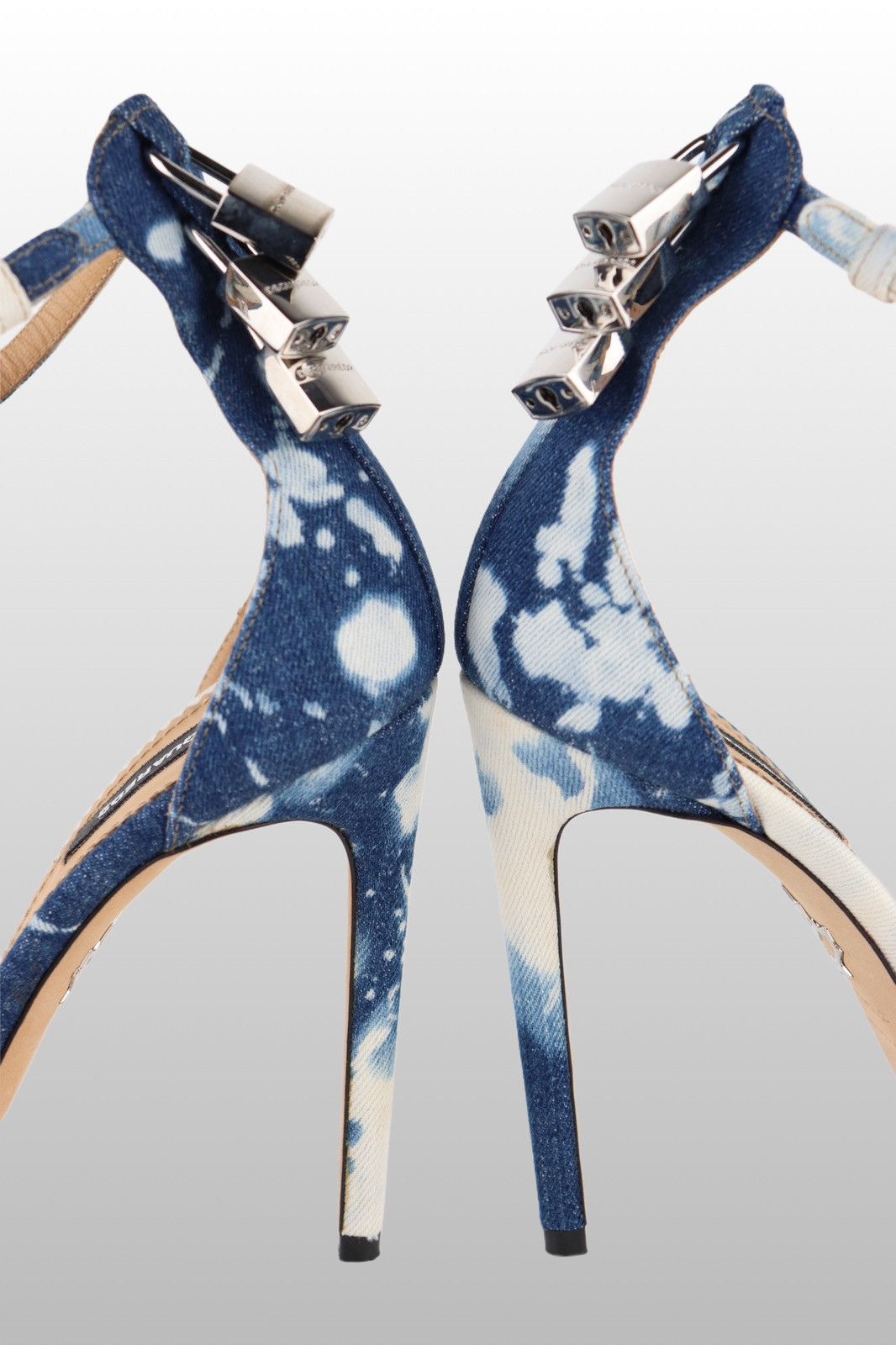 Designer × Dsquared2 × Vintage Dsquared2 padlock stiletto heels Size US 8 / IT 38 - 3 Thumbnail