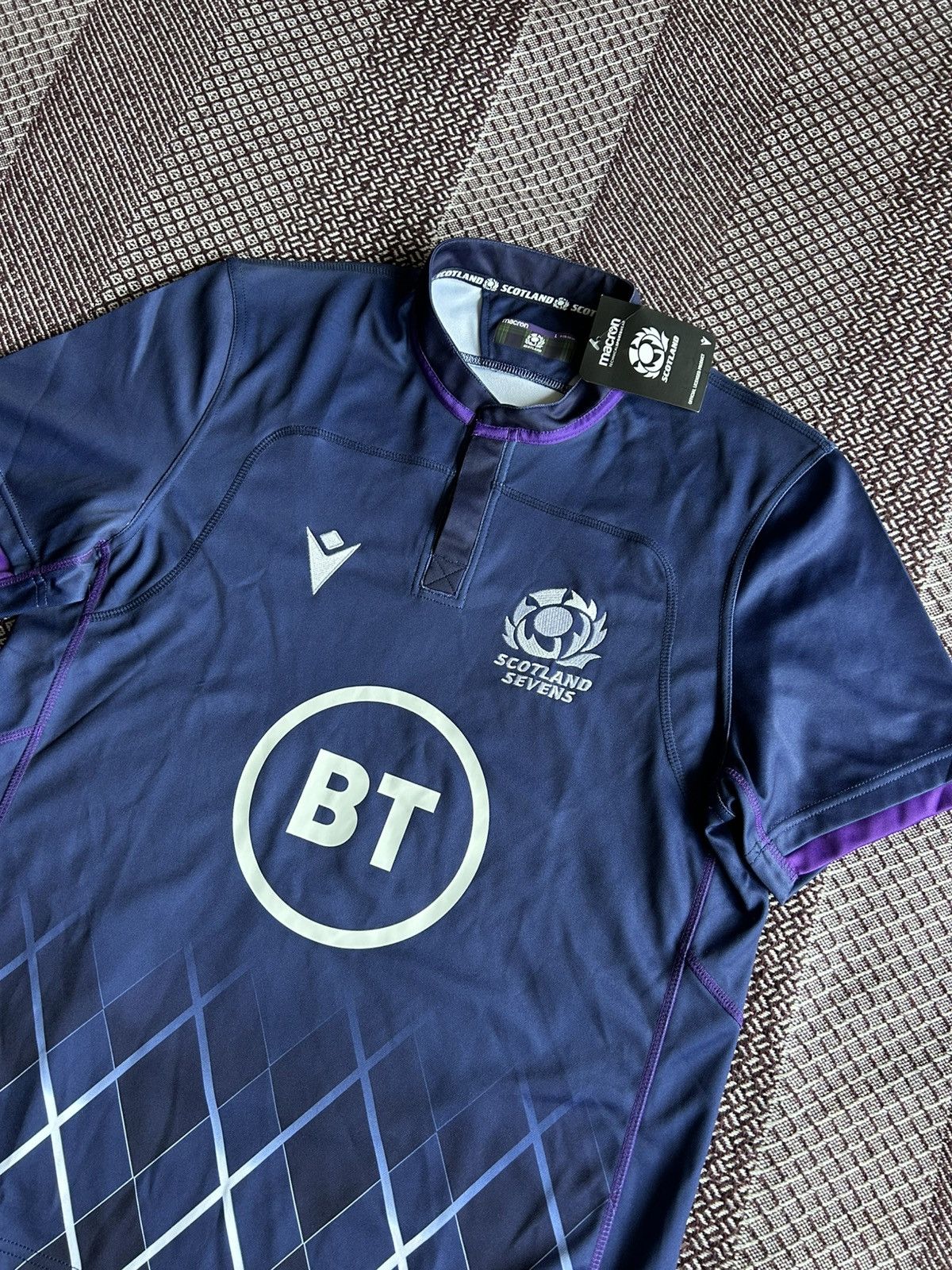 Macron × Rugby Ralph Lauren Scotland Rugby Jersey Shirt Home Macron New Item L Size Size US L / EU 52-54 / 3 - 4 Thumbnail