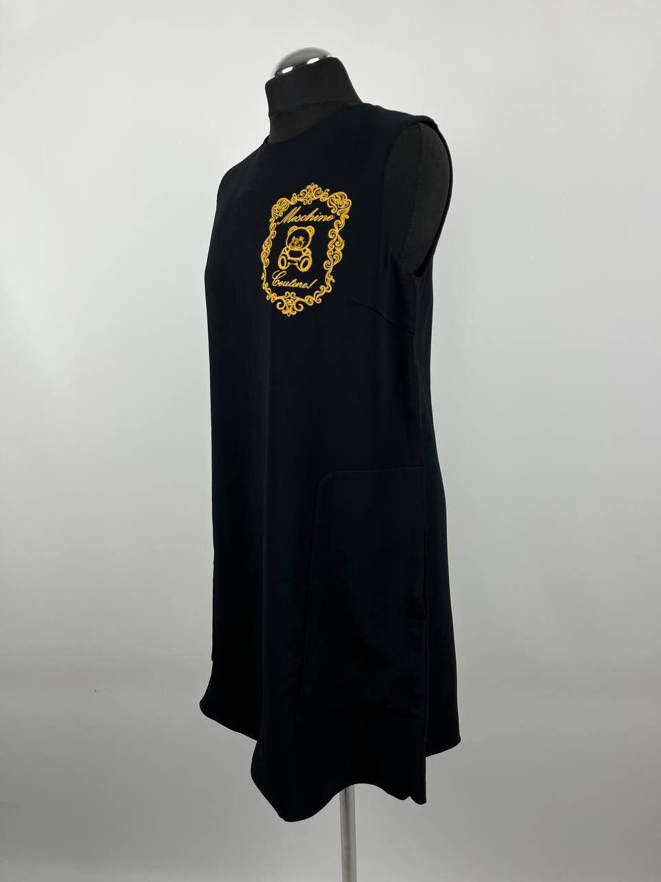 Moschino Moschino Couture Teddy Bear Dress Embroidered Logo Size L / US 10 / IT 46 - 2 Thumbnail
