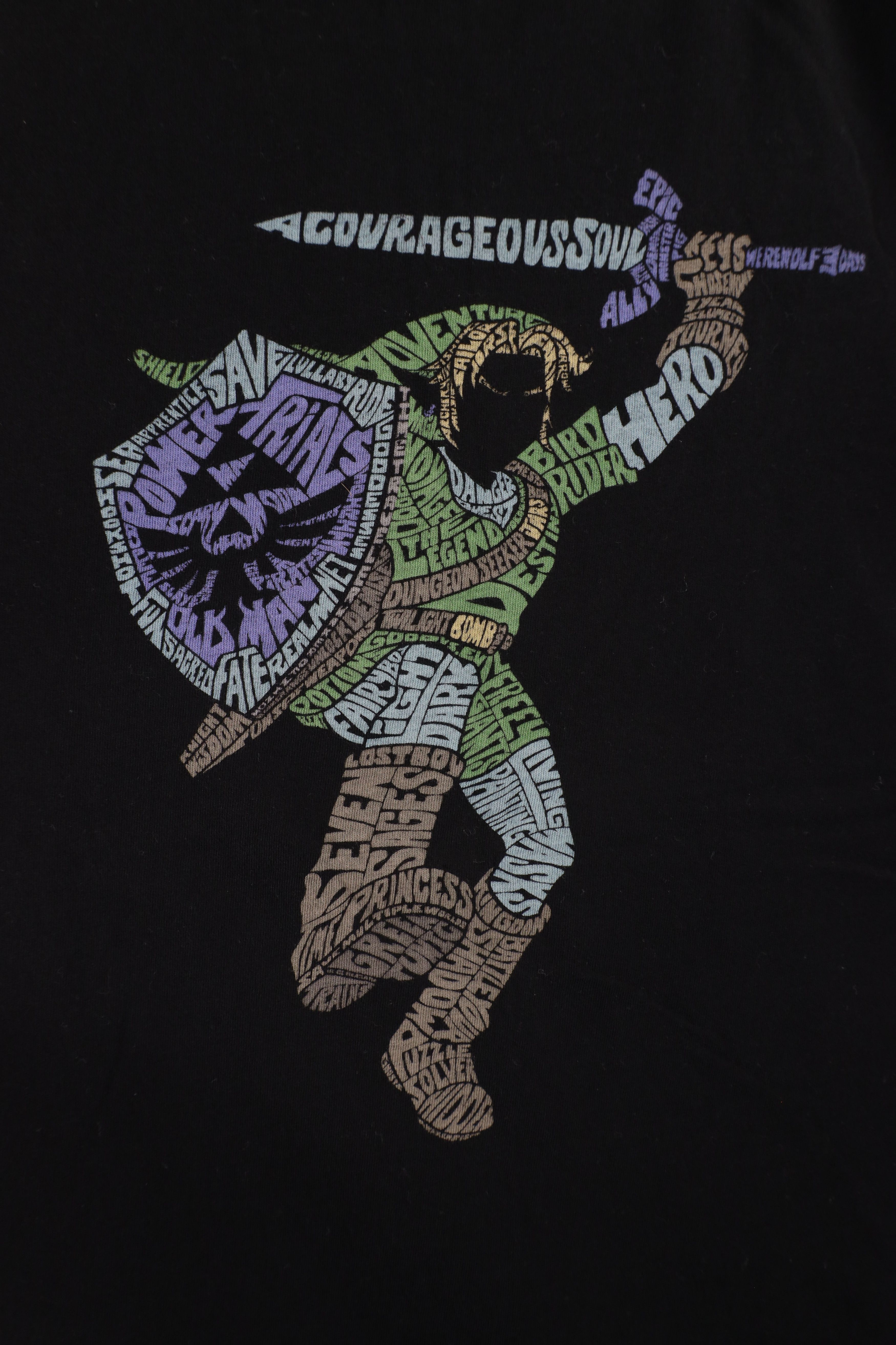 Vintage Vintage Y2K Streetwear Zelda Video Game Gamer T-Shirt Black Size US L / EU 52-54 / 3 - 4 Thumbnail