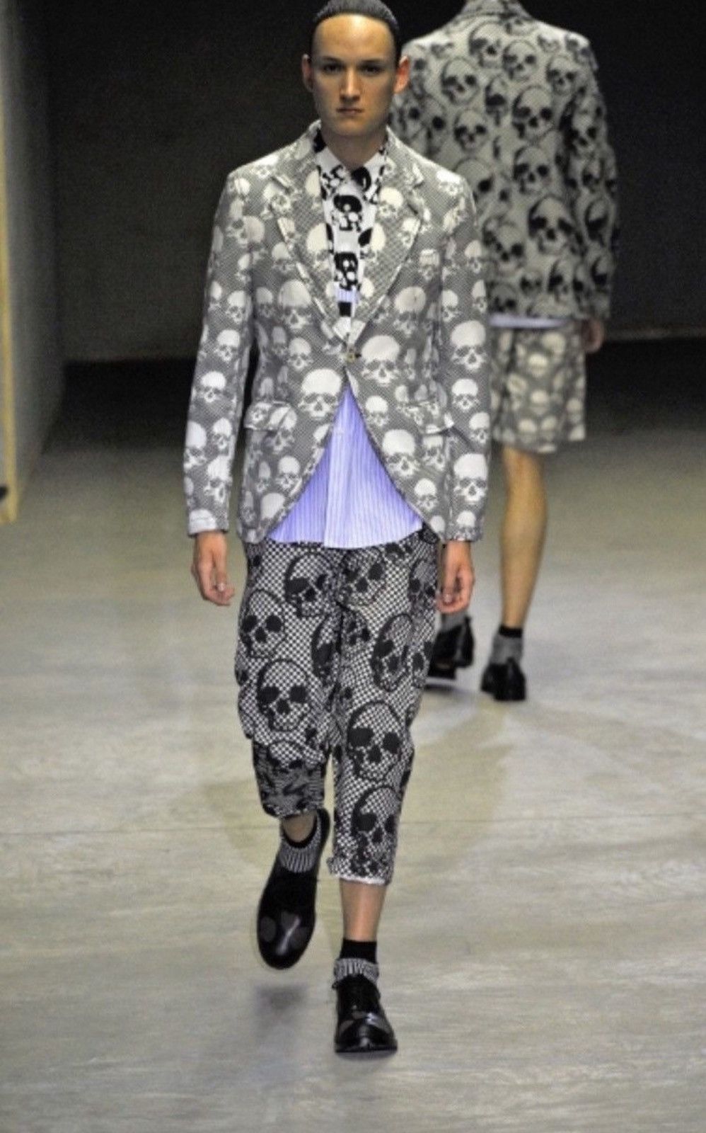 Comme des Garcons Homme Plus Comme Des Garcons Homme Plus SS11 Checkered Skull Pants L Size US 34 / EU 50 - 9 Thumbnail