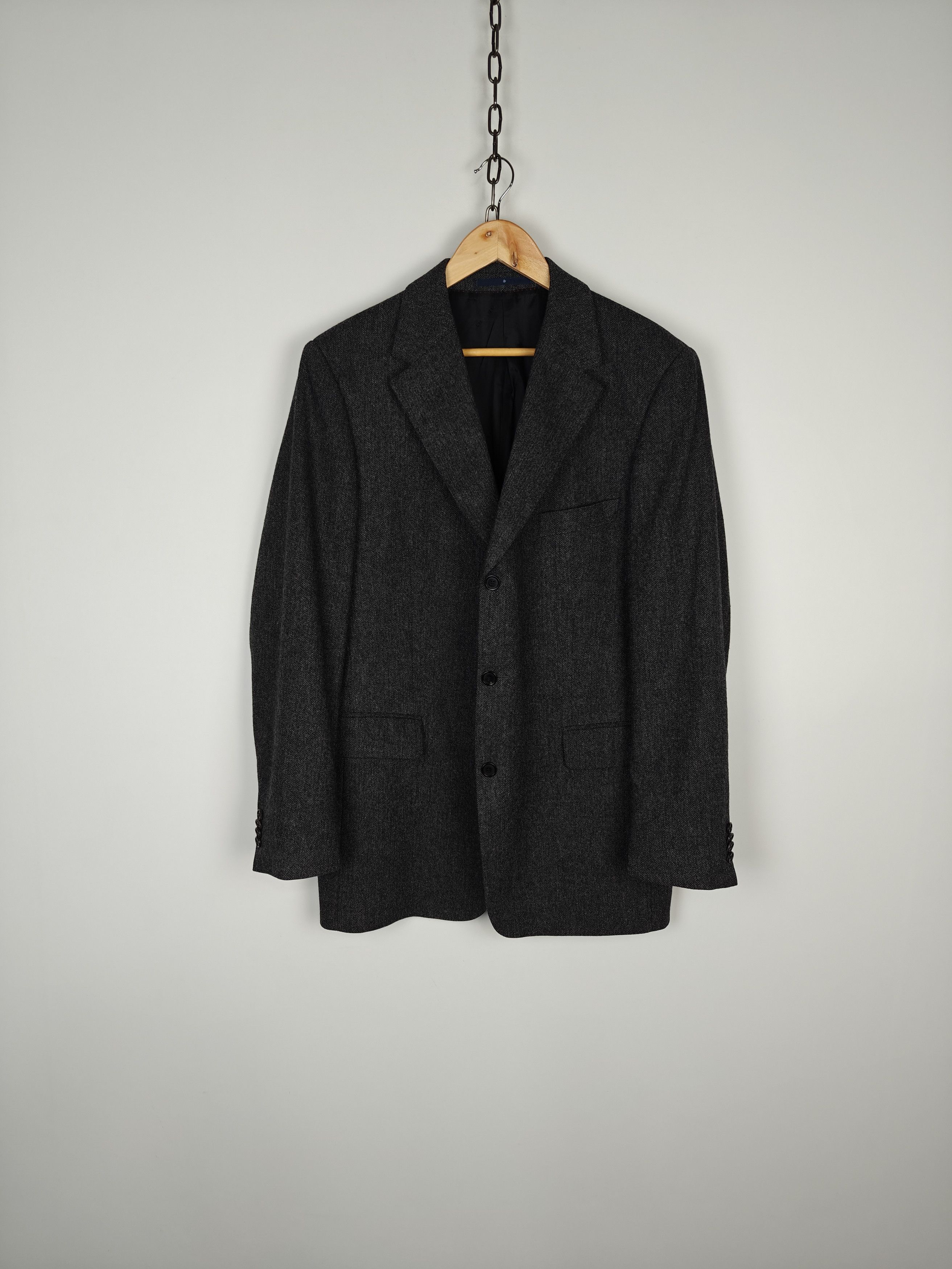 Burberry Burberry Wool Blazer Jacket Gray size XL Size 44R - 2 Thumbnail