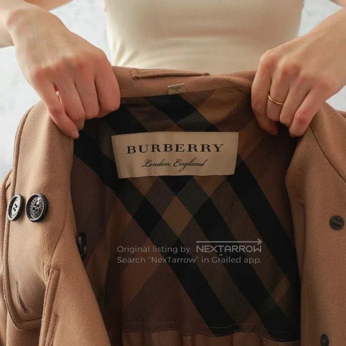 Burberry Burberry Wool Camel Coat. Size S / US 4 / IT 40 - 6 Thumbnail