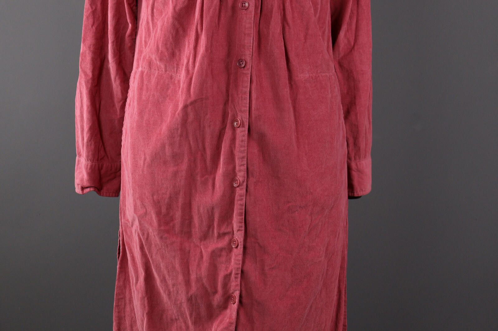 Designer Deerberg by OSKA Corduroy Summer Button Long Dress Size S Size S / US 4 / IT 40 - 3 Thumbnail