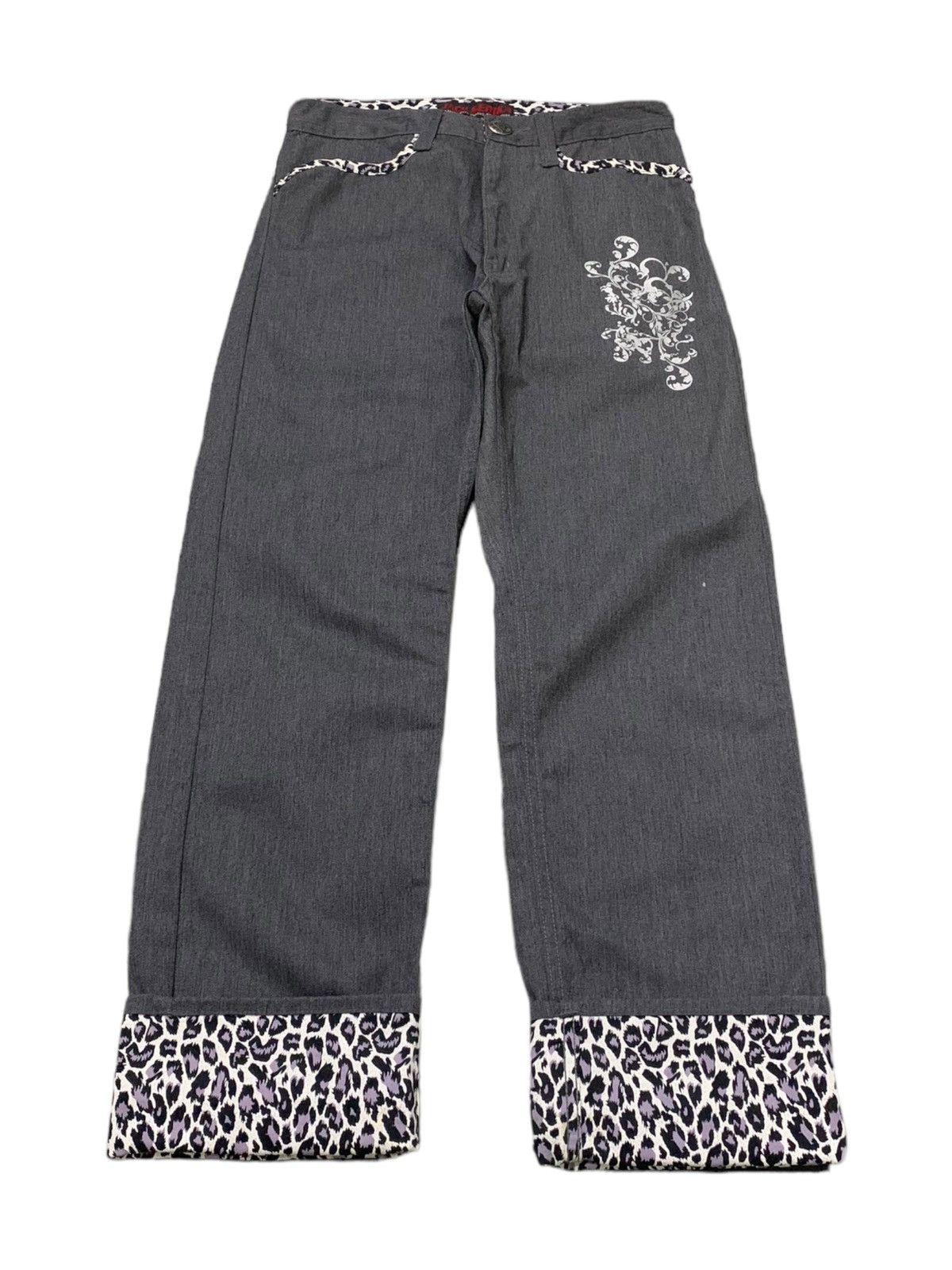 14th Addiction × Hysteric Glamour × KMRii Jack Serika Japan Rockabilly Skull Crafted Pants Size US 30 / EU 46 - 3 Thumbnail
