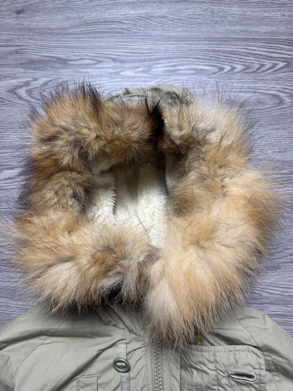 If Six Was Nine 2000s Timber Line by Daiwa Fur Faux Fishing Jacket Size US M / EU 48-50 / 2 - 7 Thumbnail