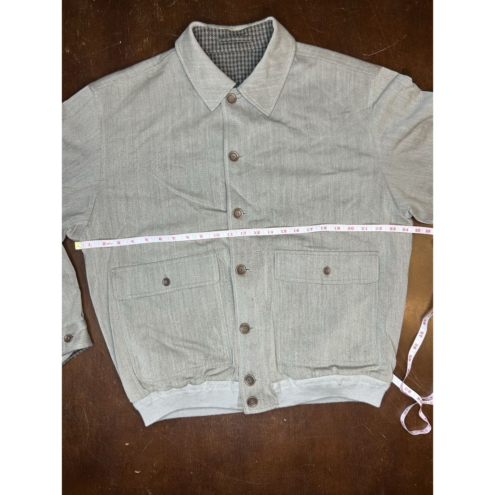 Sulka VTG Sulka Italy Houndstooth Wool Cashmere Reversible Jacket Size US L / EU 52-54 / 3 - 7 Thumbnail