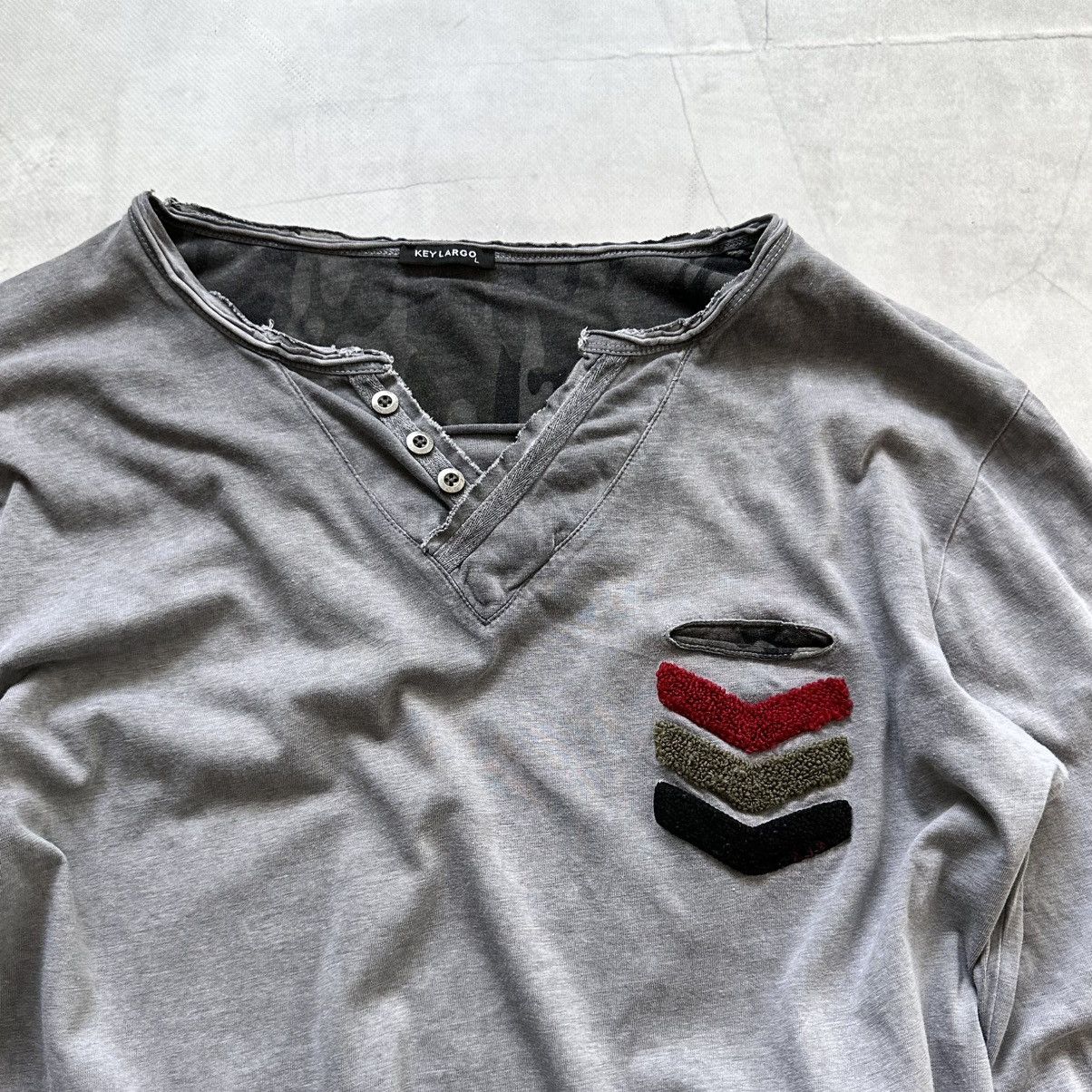 Hysteric Glamour × Undercover Army Chevron If Six Was Nine LGB Vibe Long Sleeve T Shirt Size US L / EU 52-54 / 3 - 3 Thumbnail