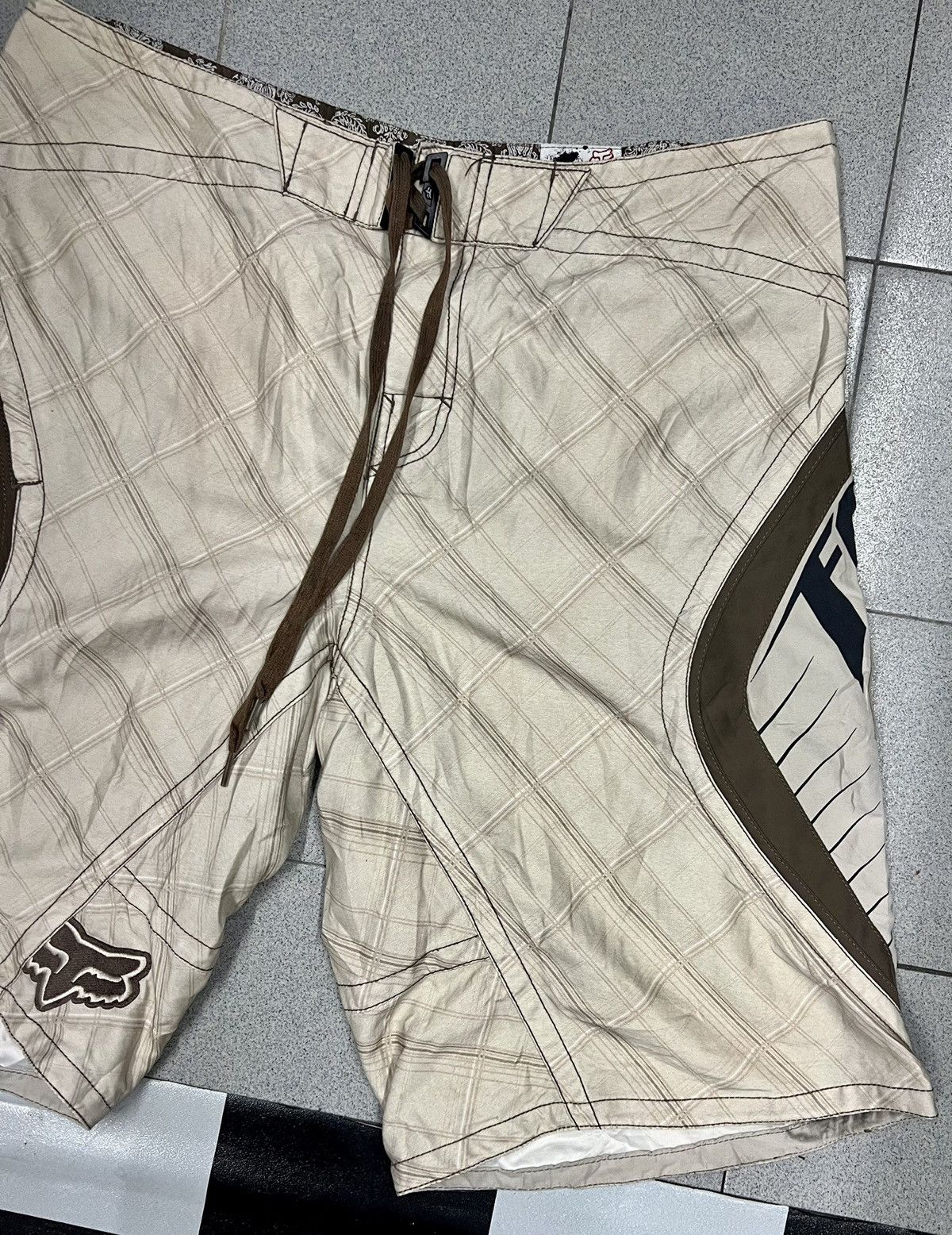 Fox Racing × Vintage Vintage Y2K Fox Racing Moto Shorts Size US 38 / EU 54 - 3 Thumbnail