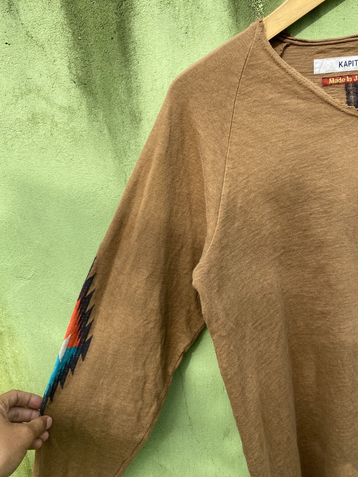 Kapital KAPITAL Made In Japan Native Pattern Long Sleeve Tee Iconic Size US M / EU 48-50 / 2 - 4 Thumbnail