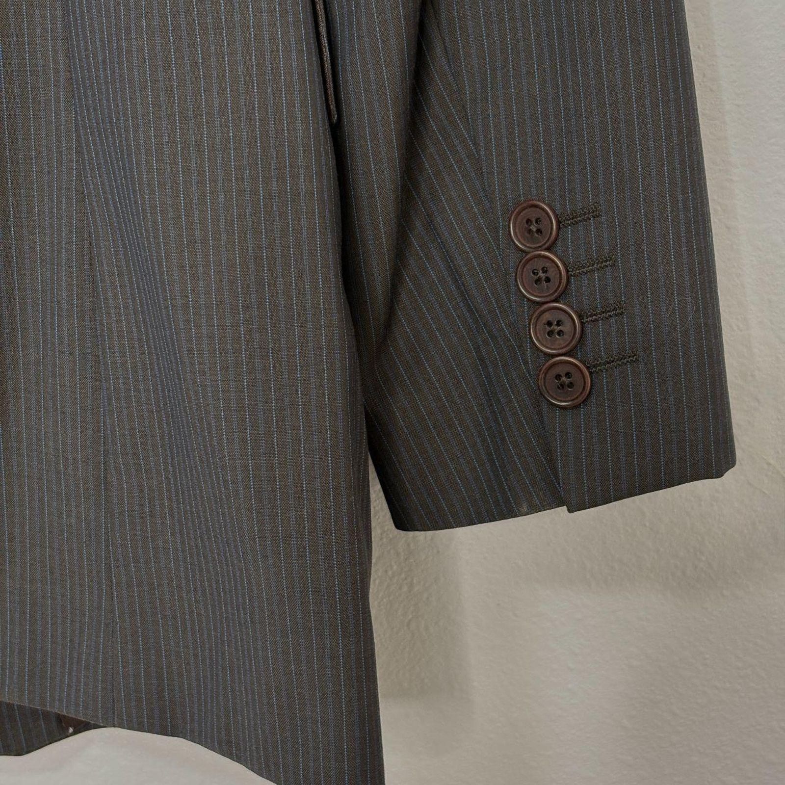 Paul Smith Slim Fit Pinstripe Suit R36/W 28 Size 36R - 4 Thumbnail