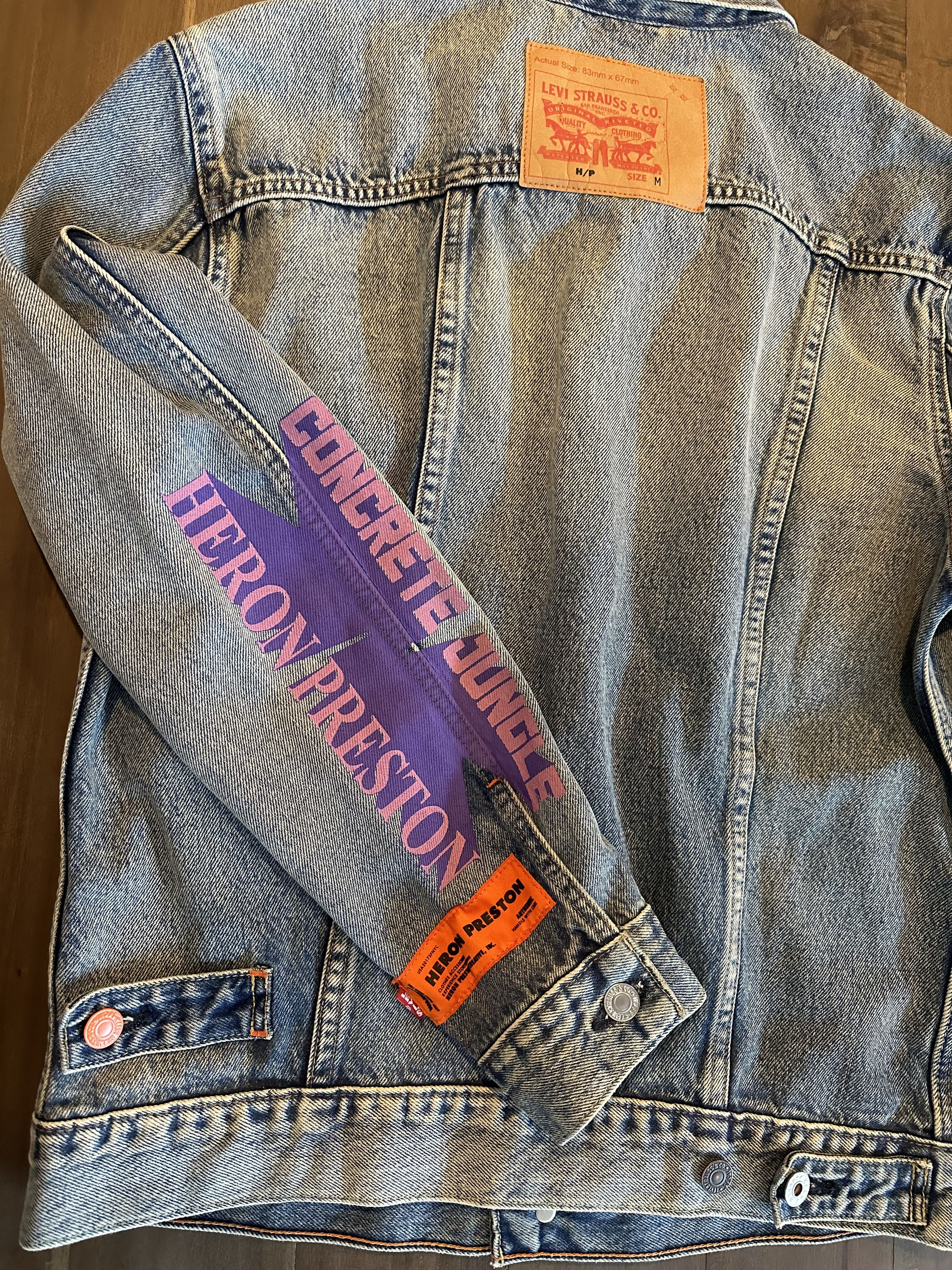 Heron Preston × Levi's Heron Preston Denim Tracker Jacket Size US M / EU 48-50 / 2 - 4 Thumbnail