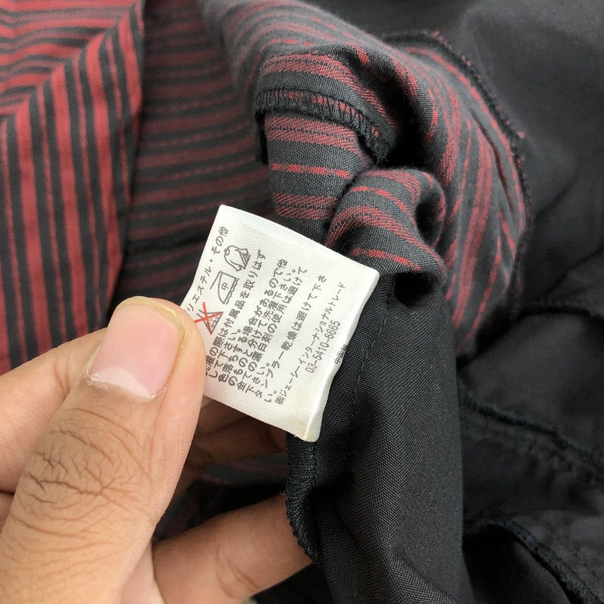 14th Addiction × If Six Was Nine × Le Grande Bleu (L.G.B.) 2000s Body Linr Bondage Punk LGB GOA Striped Button Up Size US M / EU 48-50 / 2 - 12 Thumbnail