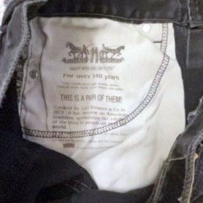 Levi's Vintage Levi's 501 Black Denim Jeans 36x30 Size US 36 / EU 52 - 6 Thumbnail