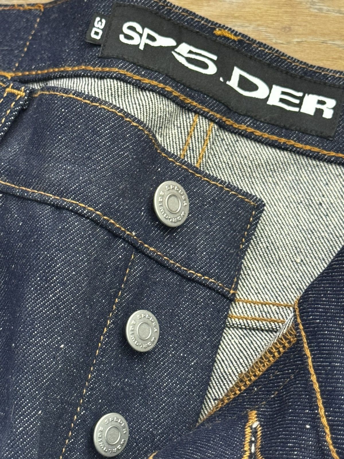 Sp5der Sp5der Denim Shorts Size US 30 / EU 46 - 5 Thumbnail