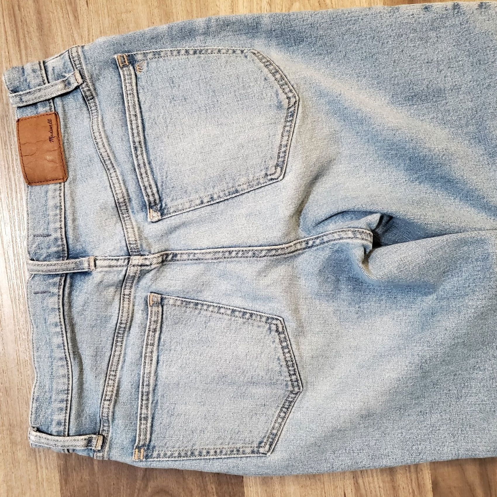 Madewell Madewell The Perfect Vintage Jean Women Sz 28 Blue Raw Hem High Waisted Casual Size 28" / US 6 / IT 42 - 5 Thumbnail