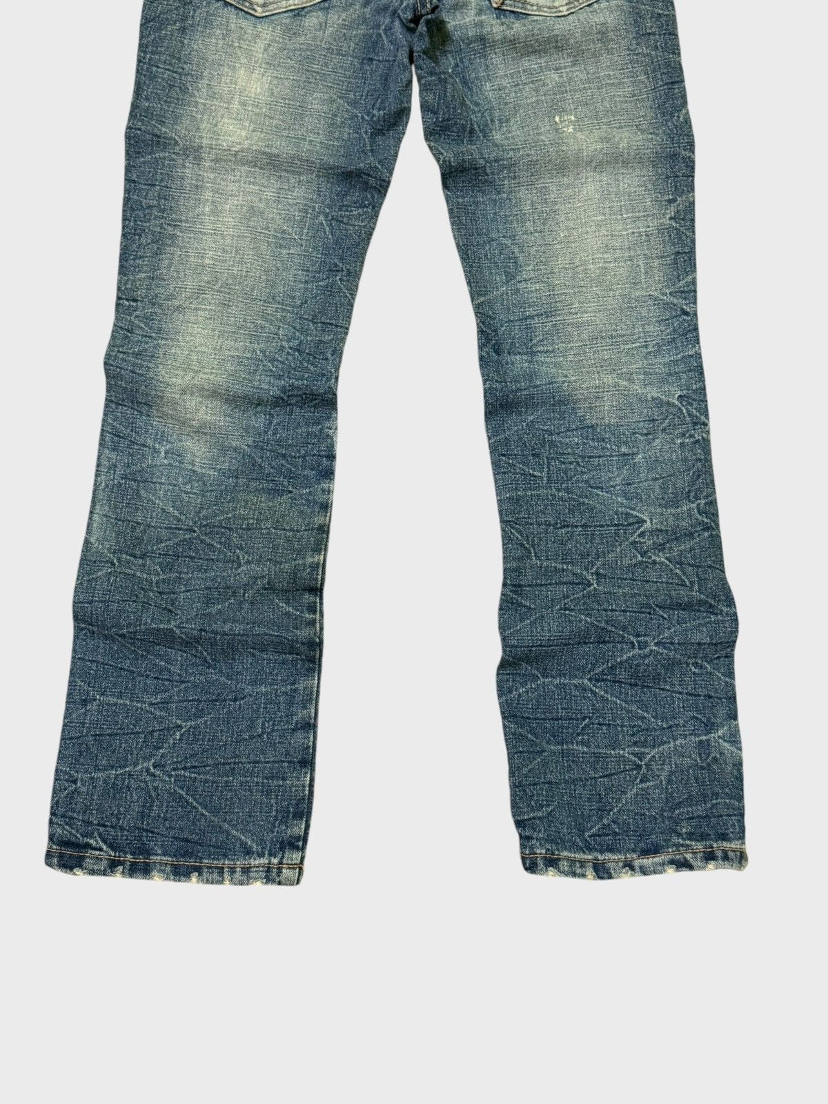Hysteric Glamour Distressed Anap Low Raise Claw Mark Junya Watanabe Denim Size US 28 / EU 44 - 12 Thumbnail