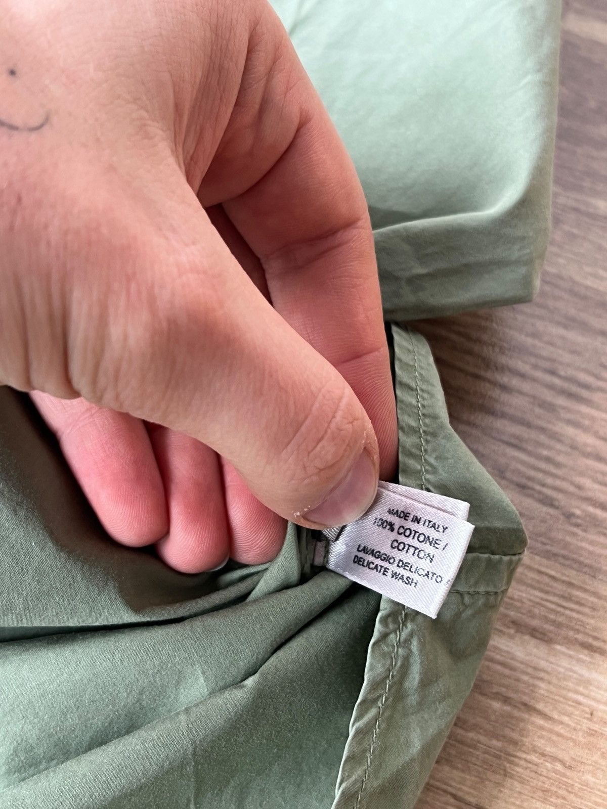 Bottega Veneta Bottega Veneta Men’s Cotton Green Shirt Size48 Made In Italy Size US M / EU 48-50 / 2 - 9 Thumbnail