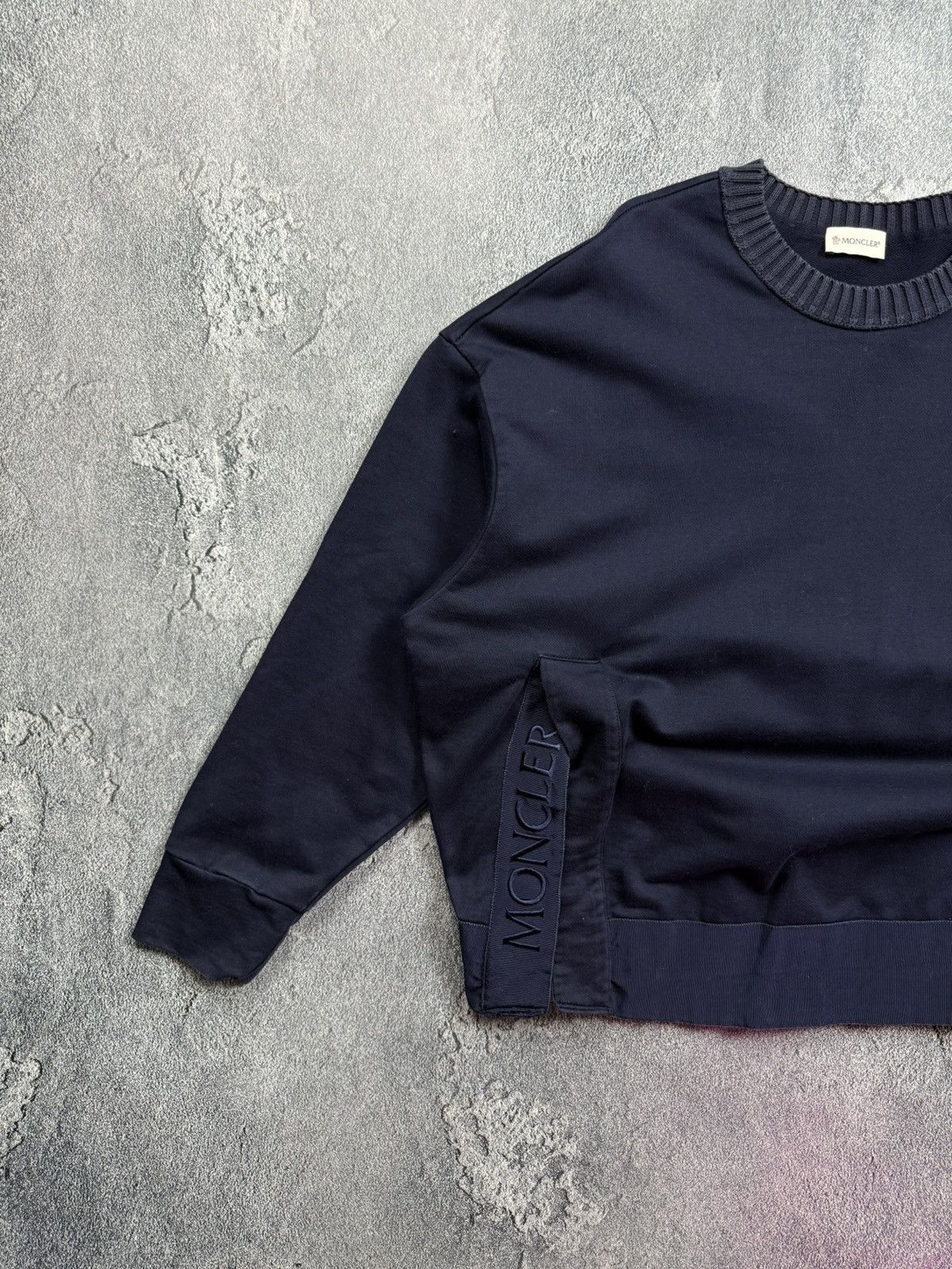 Moncler Moncler Maglia Girocollo Cotton Logo Oversize Sweatshirt Size M / US 6-8 / IT 42-44 - 2 Thumbnail