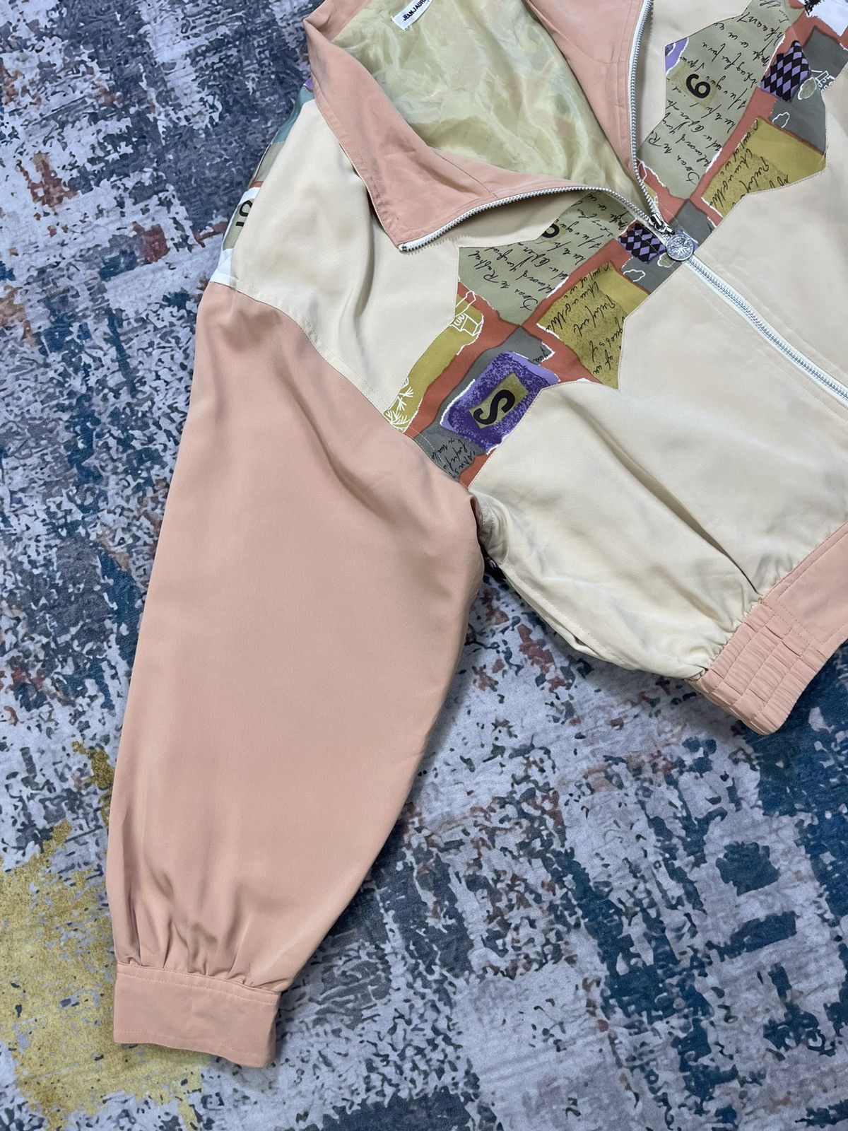 Japanese Brand Jean Jaures Patchwork Multi Colour Art Jacket Size L / US 10 / IT 46 - 4 Thumbnail
