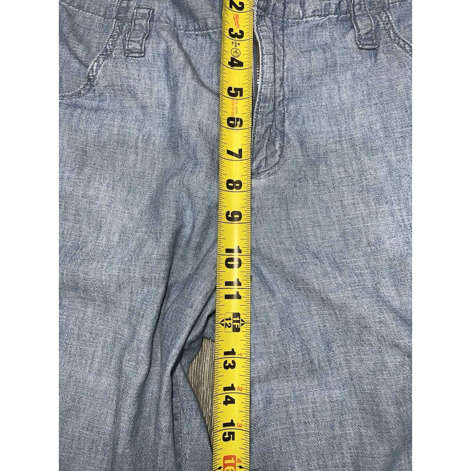 Gap GAP Retro Cut Y2K Light Blue VTG Cotton Pants Pet 12 A001366 Size 34" / US 12 / IT 48 - 7 Thumbnail
